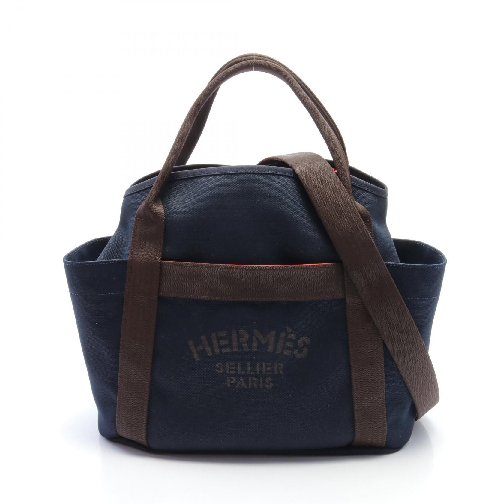 Hermes Canvas Sac de Pansage  Canvas Tote Bag in Great Condition