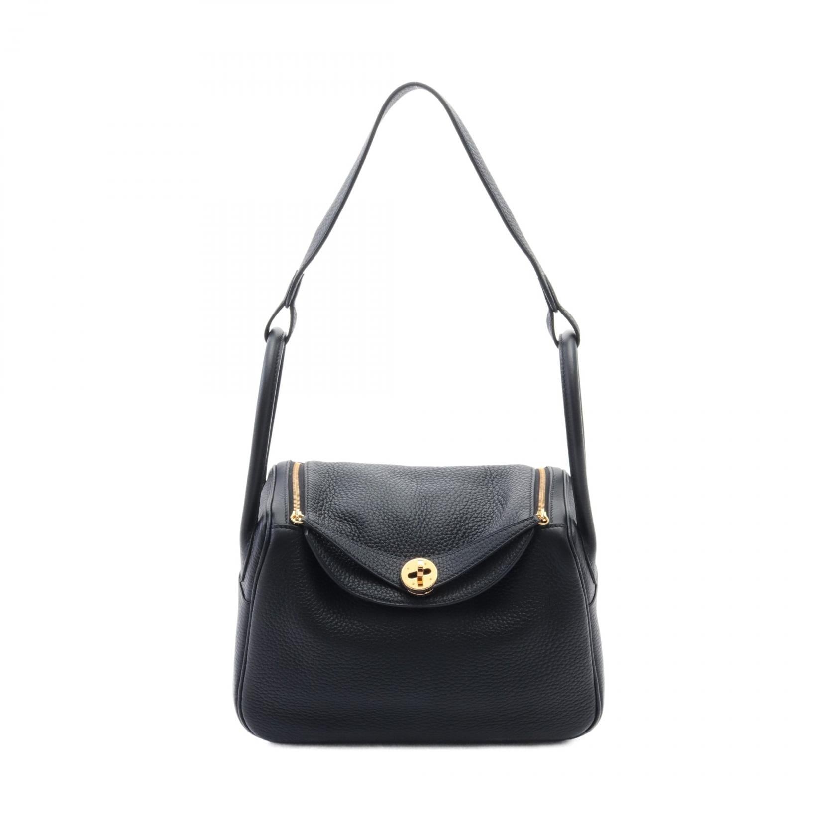 Hermes Lindy 26 Shoulder Bag Black