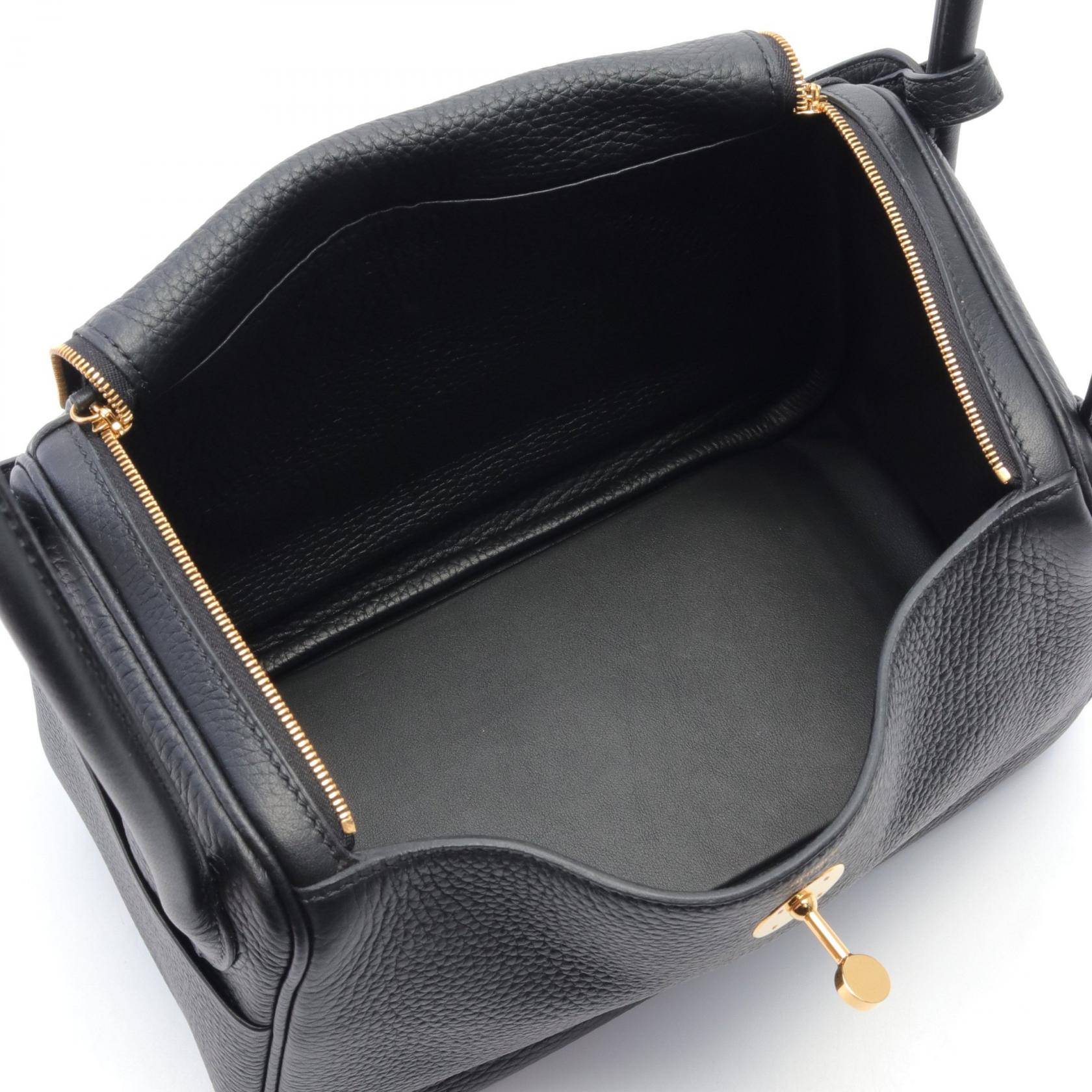 Hermes Lindy 26 Shoulder Bag Black