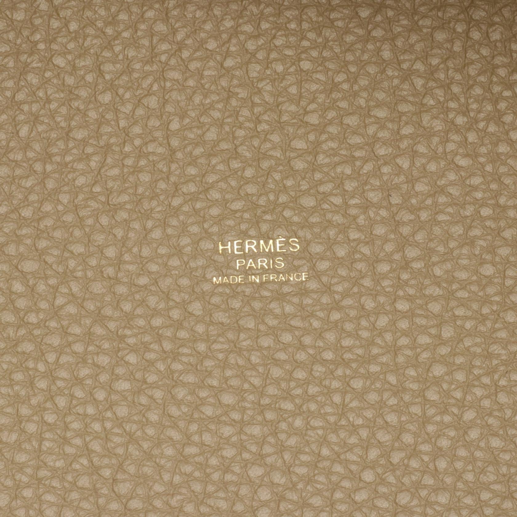 Hermes Picotin Lock MM Beige Handbag