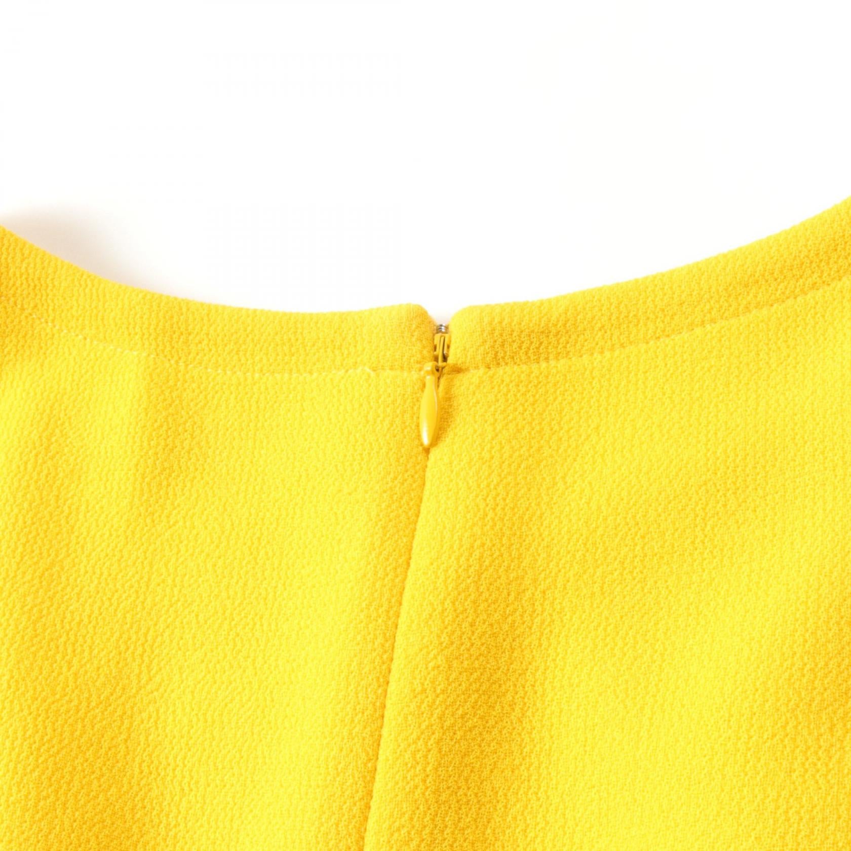 Dior Wool Dress Yellow for Women