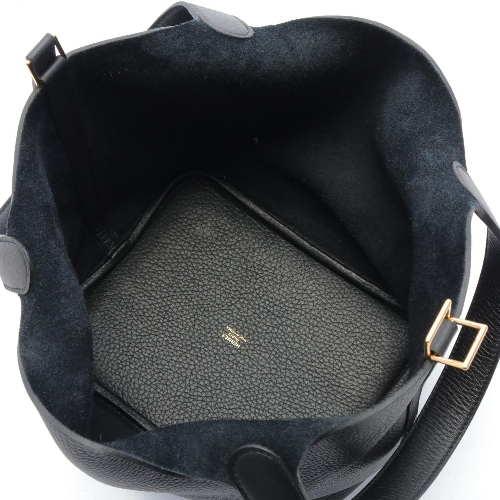 Hermes Picotin Lock MM Handbag Black