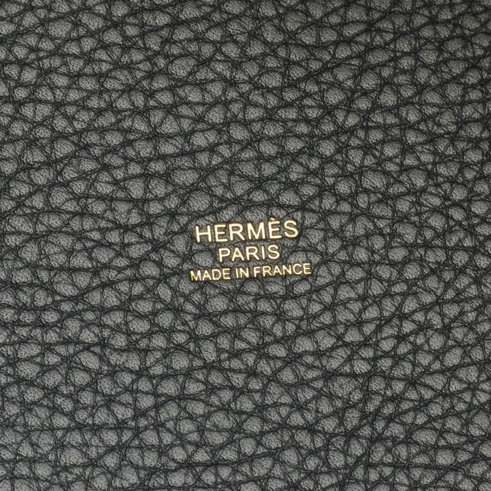 Hermes Picotin Lock MM Handbag Black