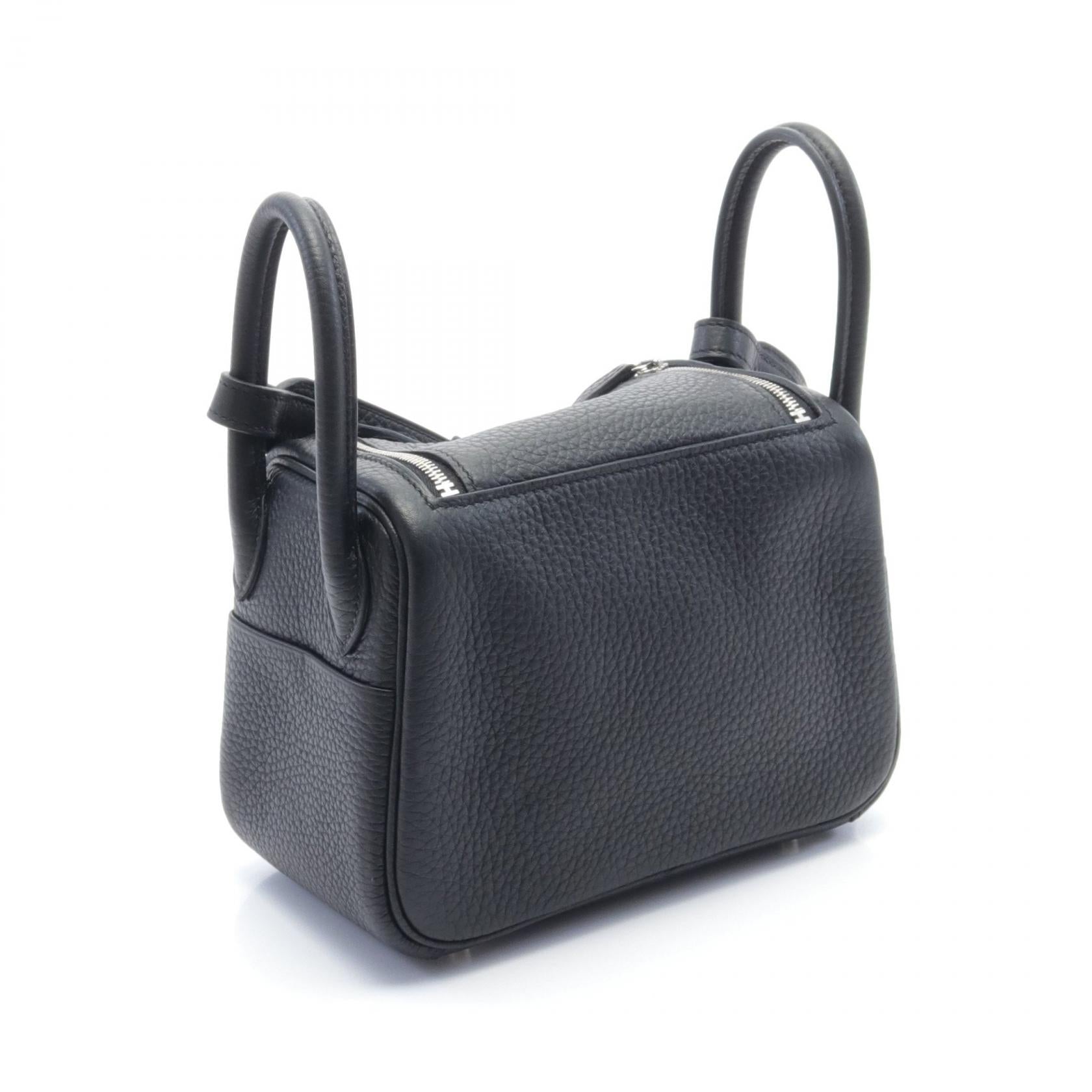 Hermes Lindy Mini Shoulder Bag Black