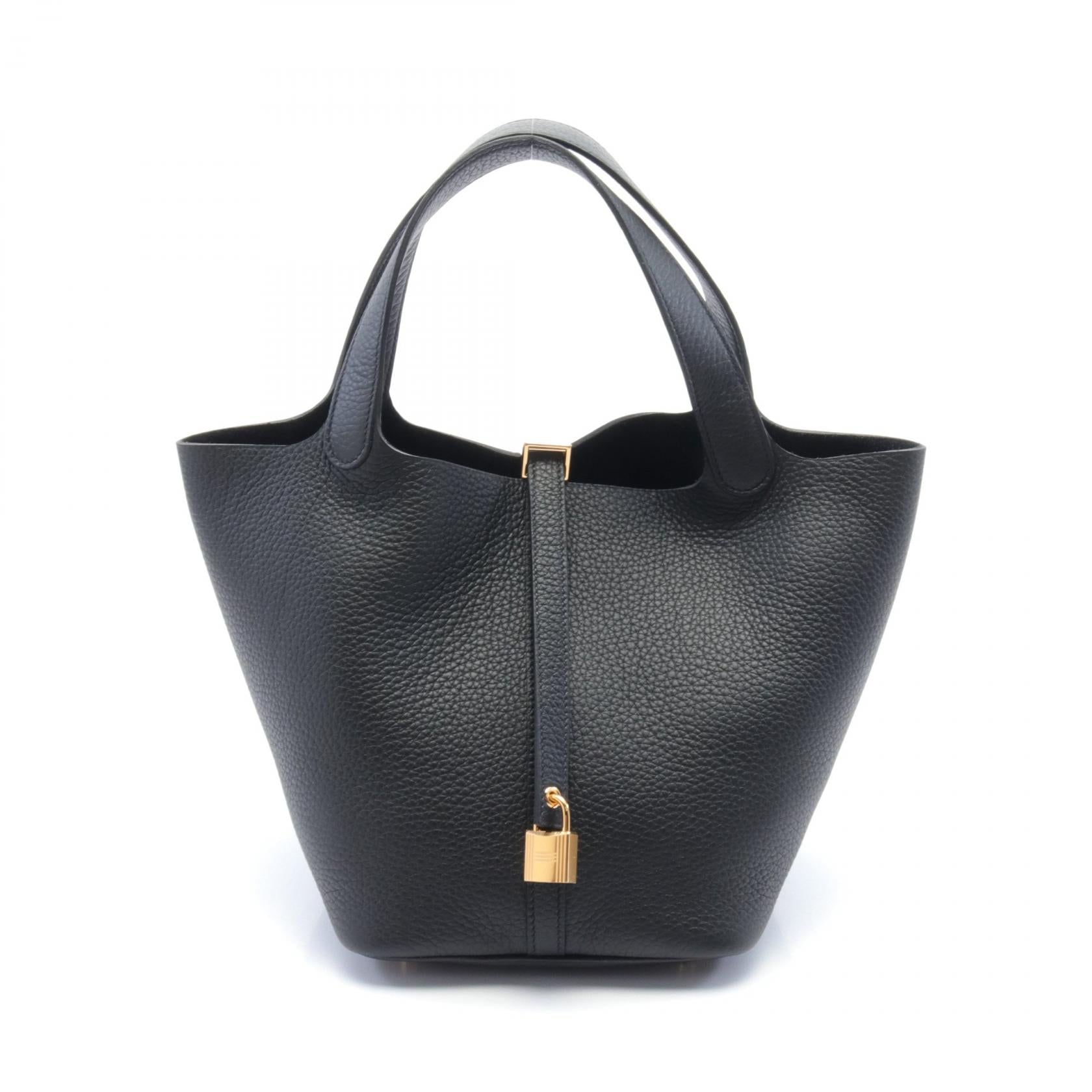 Hermes Picotin Lock MM Handbag Black