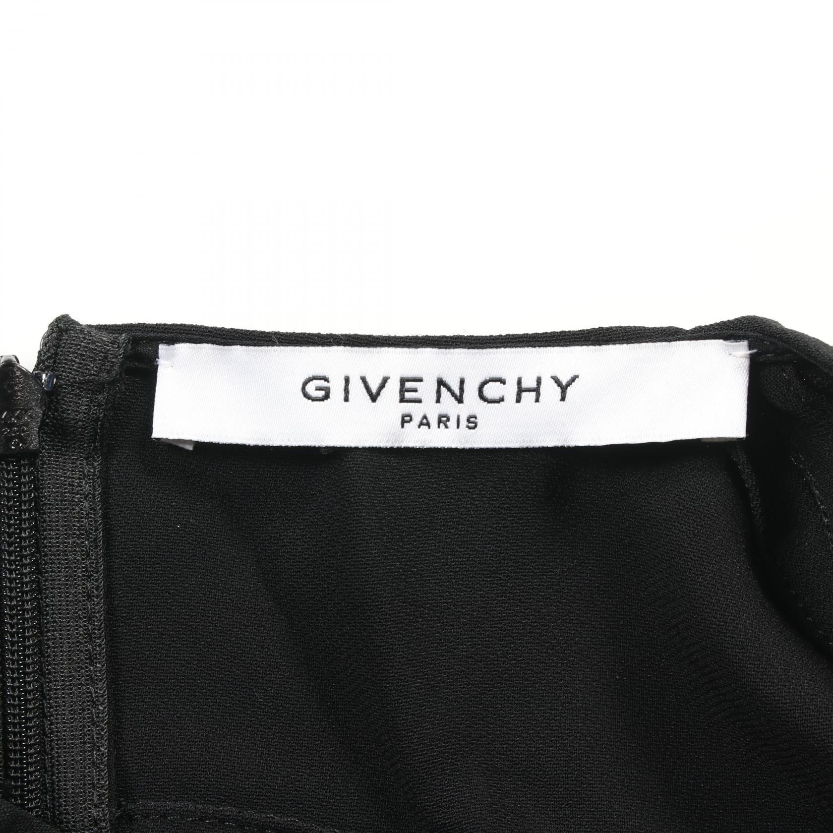 Givenchy Rayon Silk Dress Black