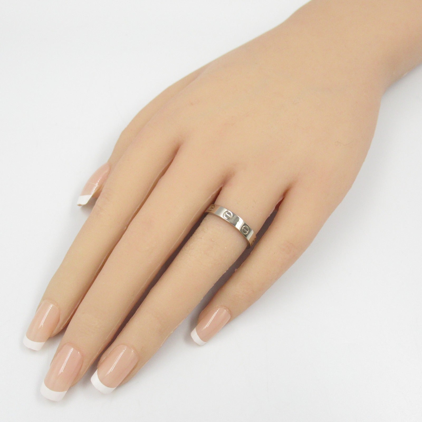 Cartier Mini Love Ring K18WG White Gold