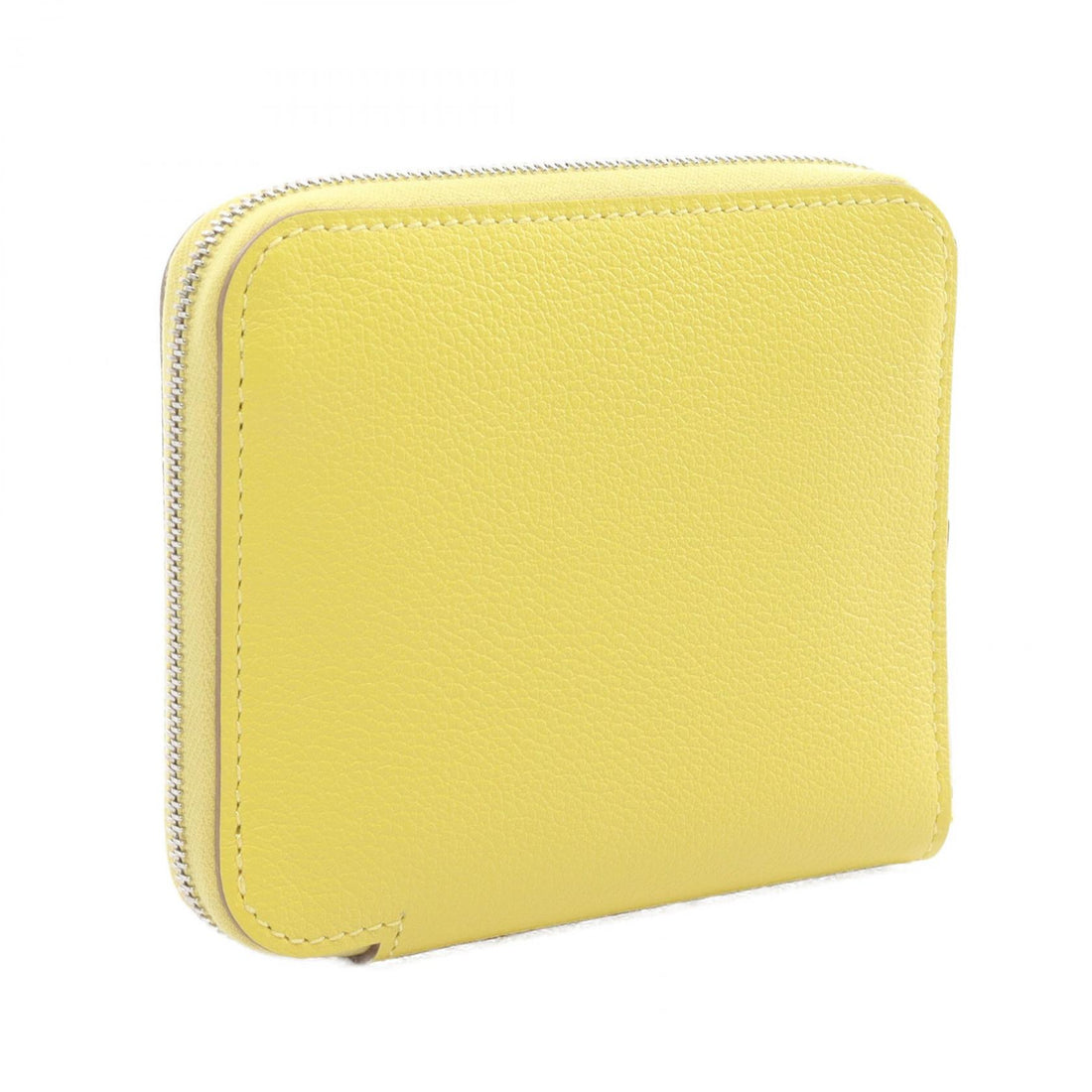 Hermes Azap Compact Silk In Wallet Yellow