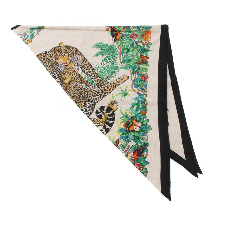 Hermes Silk Cashmere Triangle Scarf