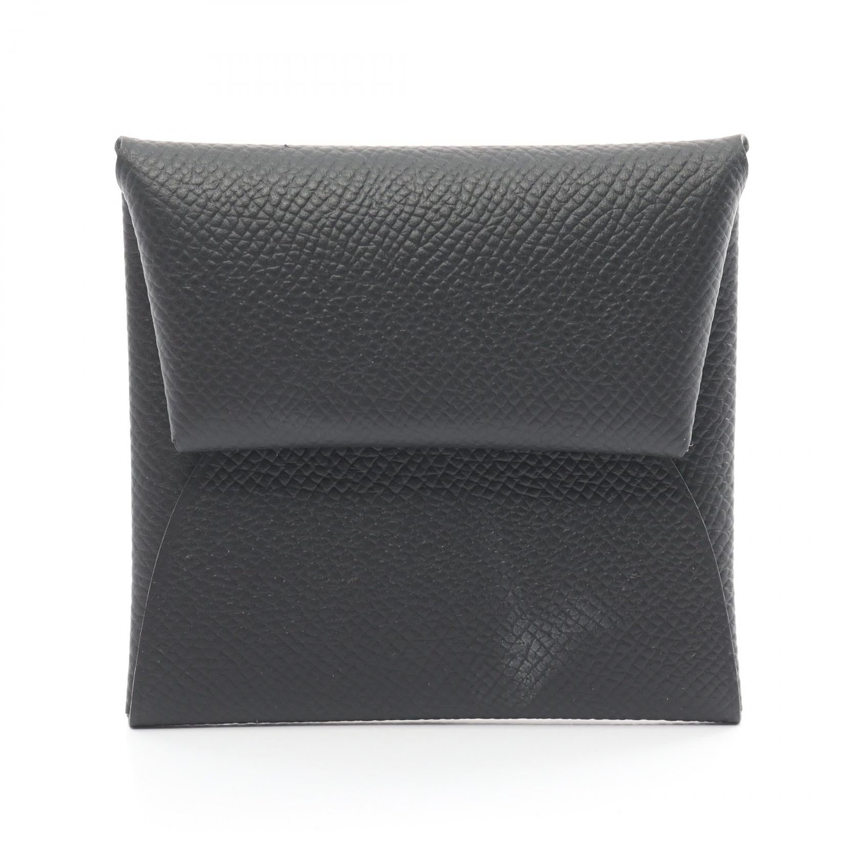 Hermes Bastia Coin Case Wallet Black