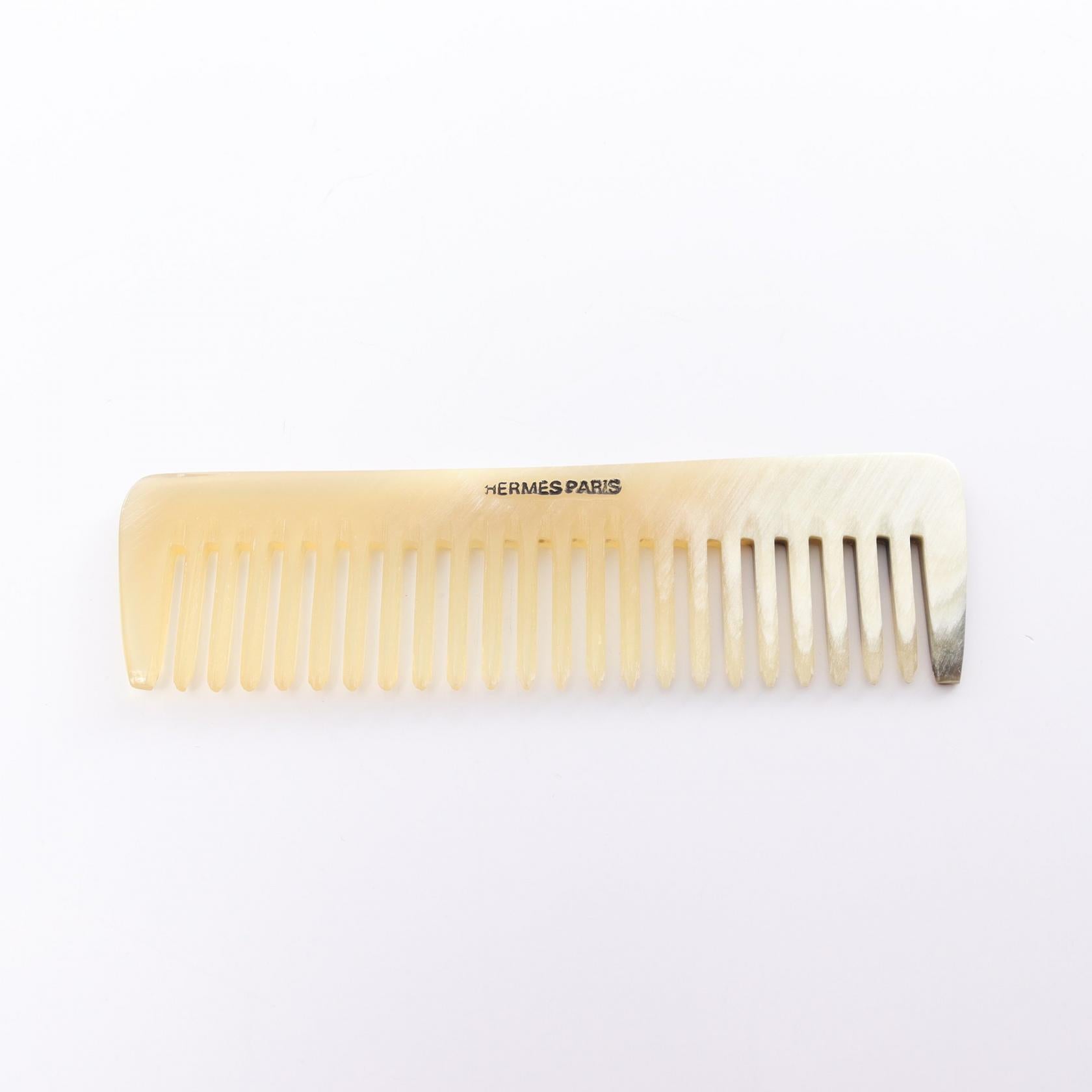 Hermes Buffalo Horn Hair Comb Accessory