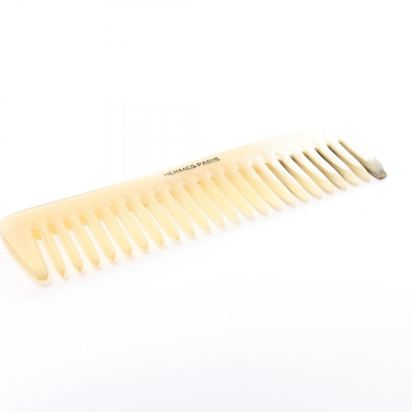 Hermes Buffalo Horn Hair Comb Accessory