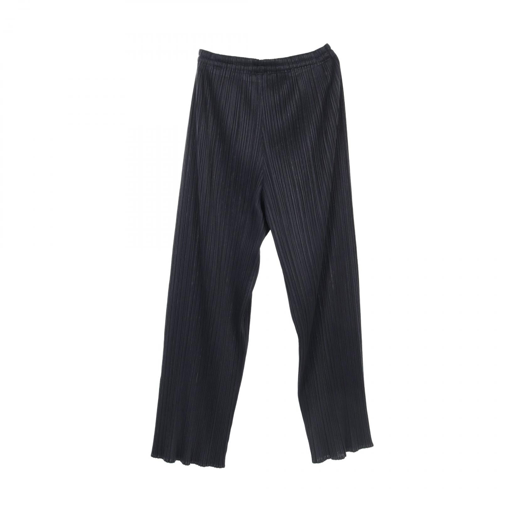 Pleats Please Polyester Pants Navy Women