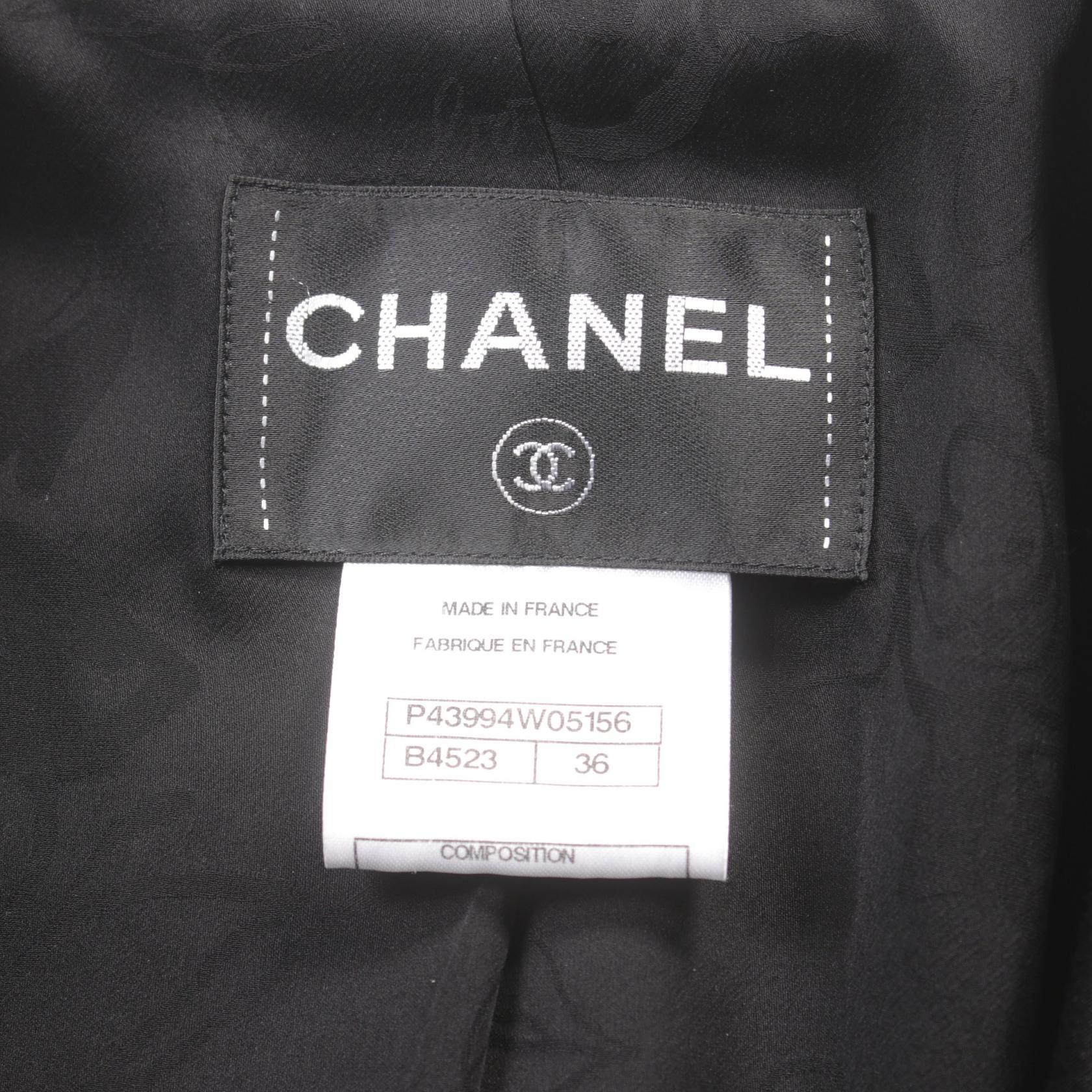 Chanel Fabric Cotton Outerwear Black