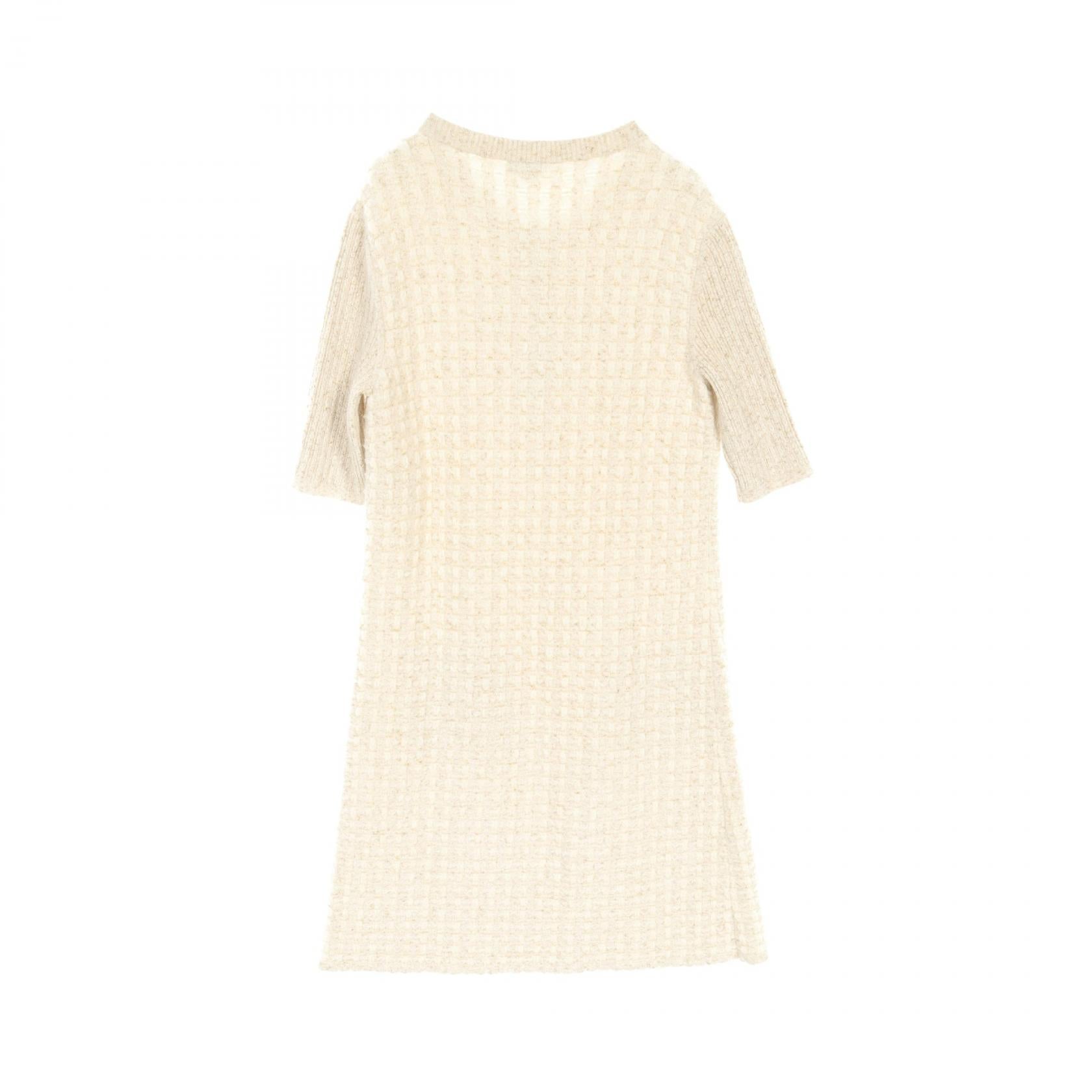 Chanel Wool Mohair Dress White P57107K07456