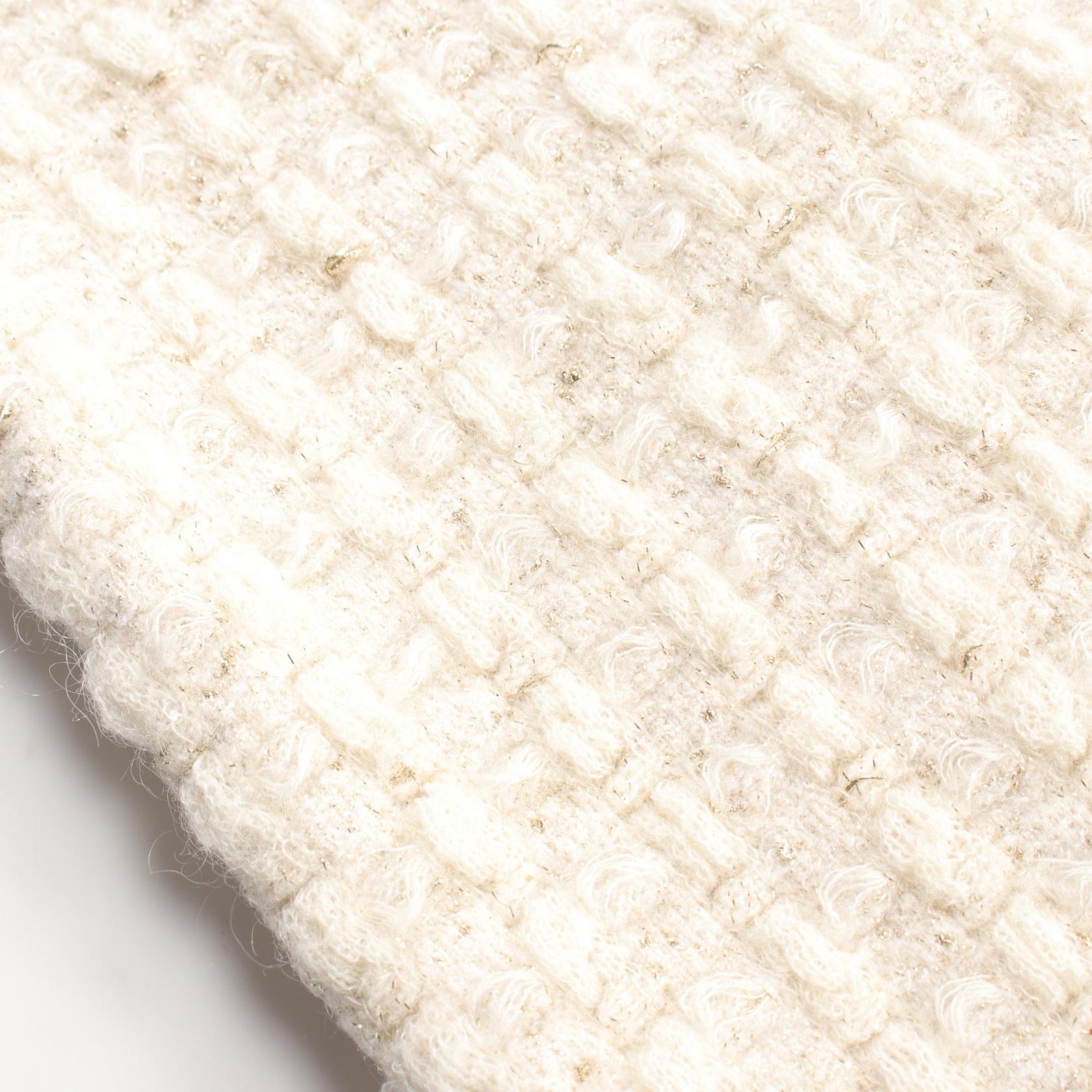 Chanel Wool Mohair Dress White P57107K07456