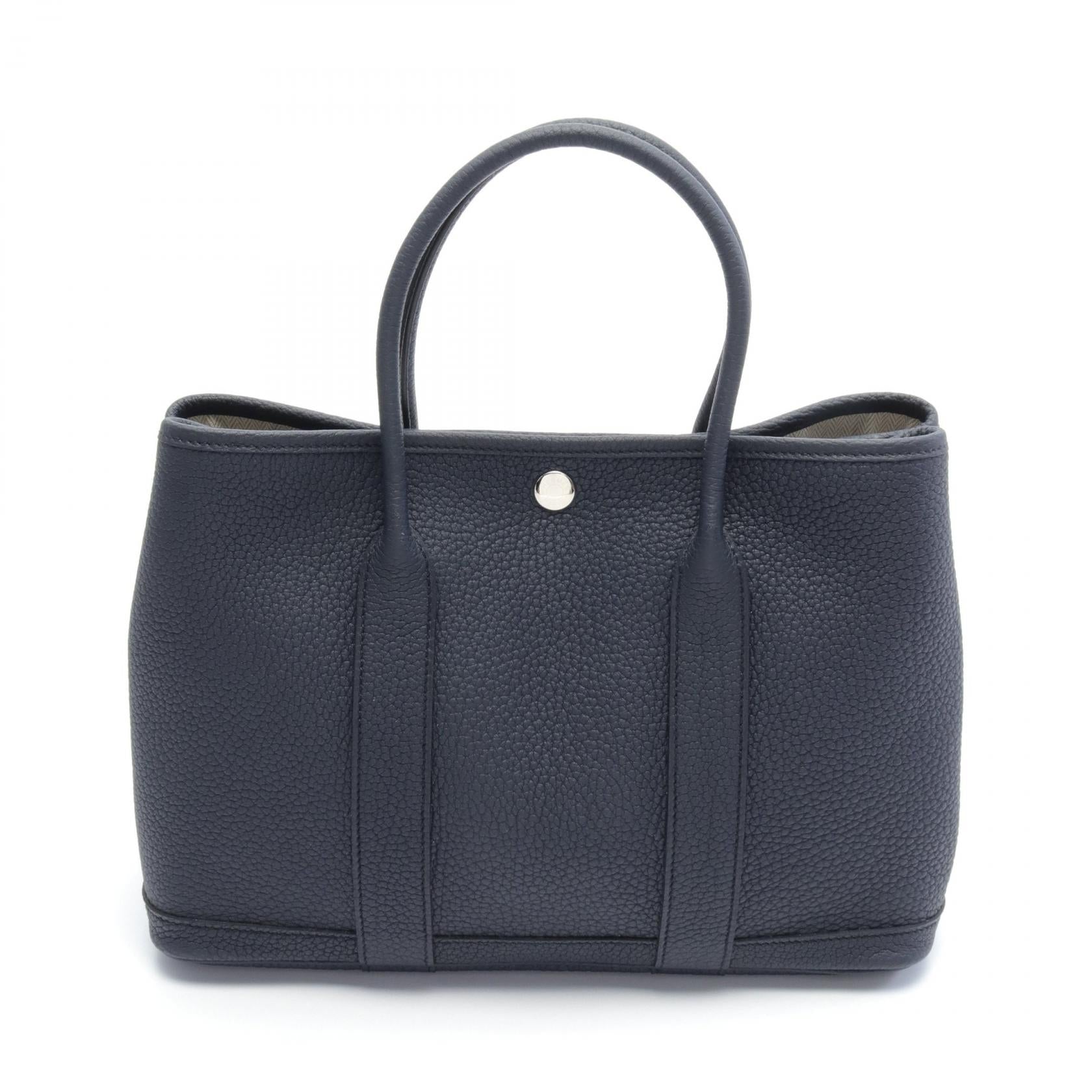 Hermes Garden Party TPM Tote Bag Navy