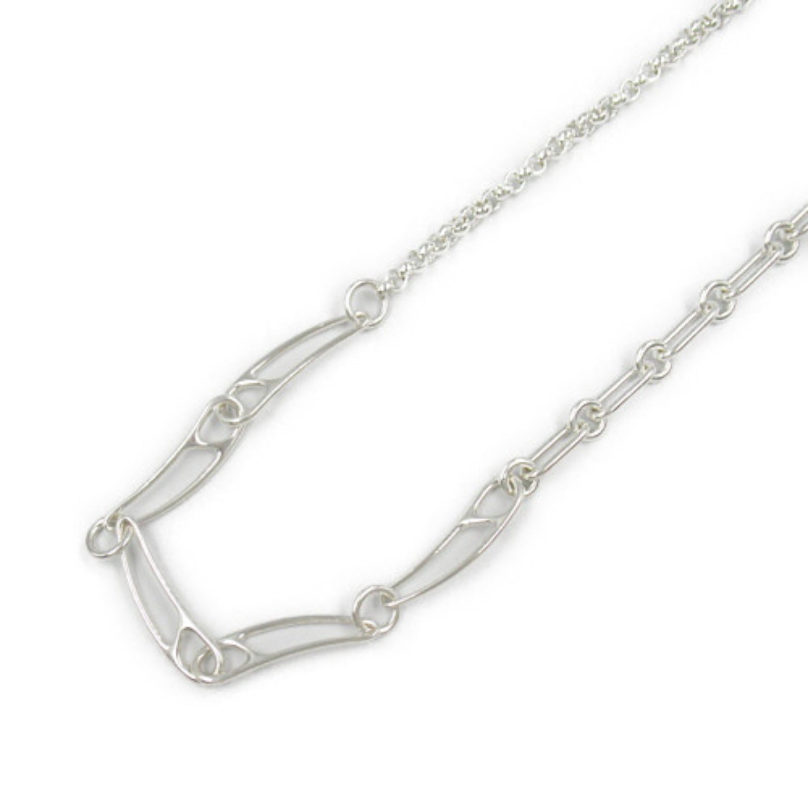 Hermes Silver 925 Chain D'Ancre Punk Necklace