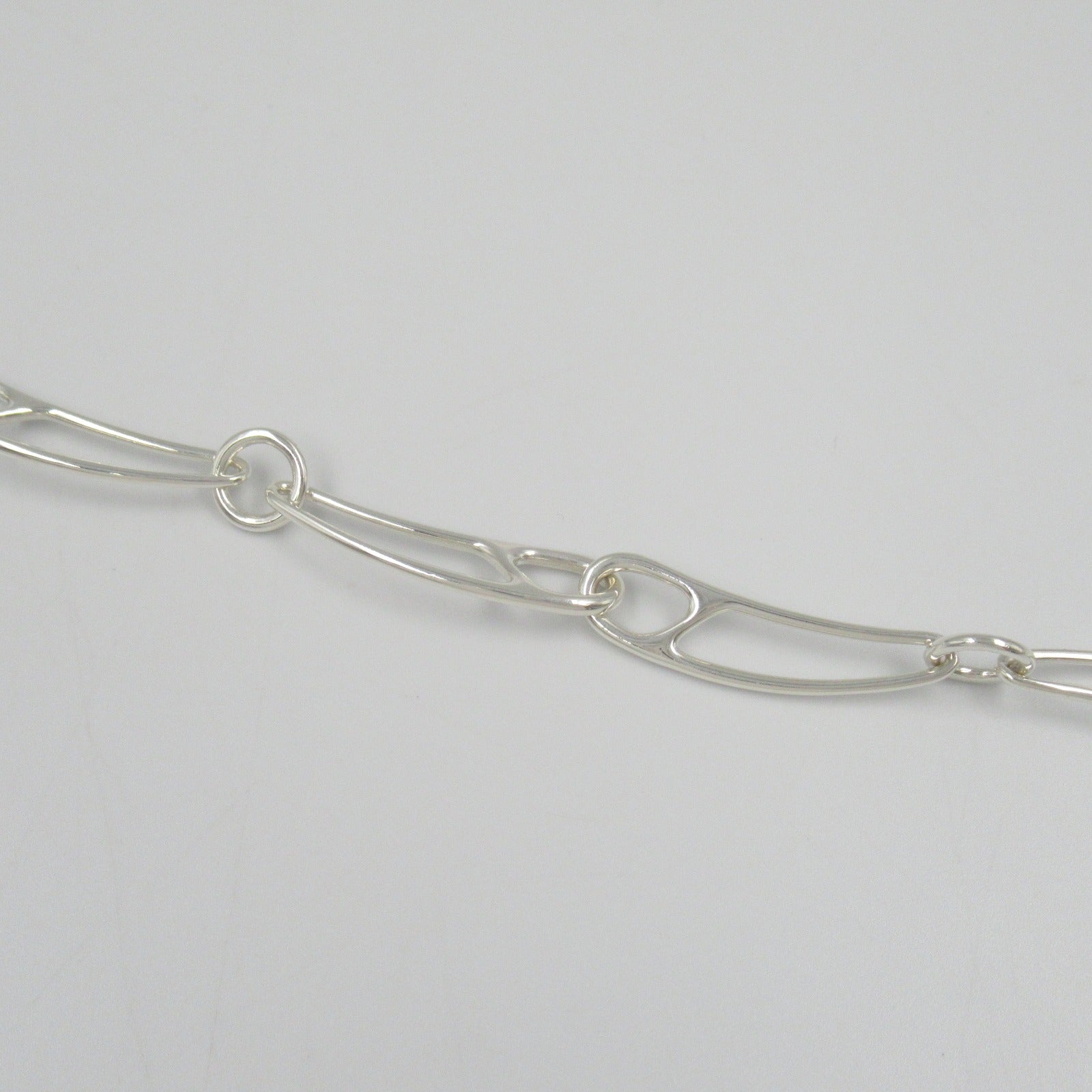 Hermes Silver 925 Chain D'Ancre Punk Necklace