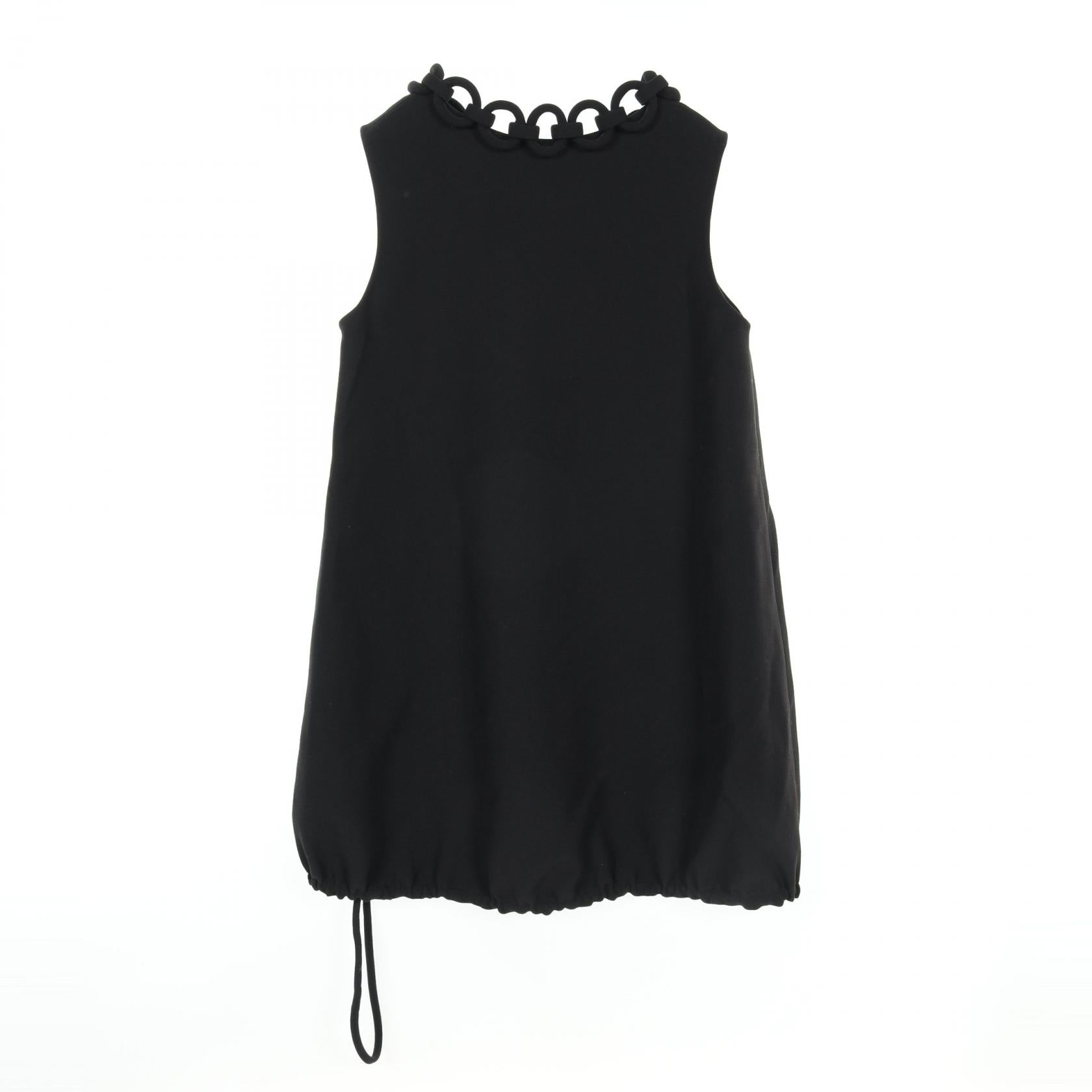 Louis Vuitton Wool Silk Dress Black