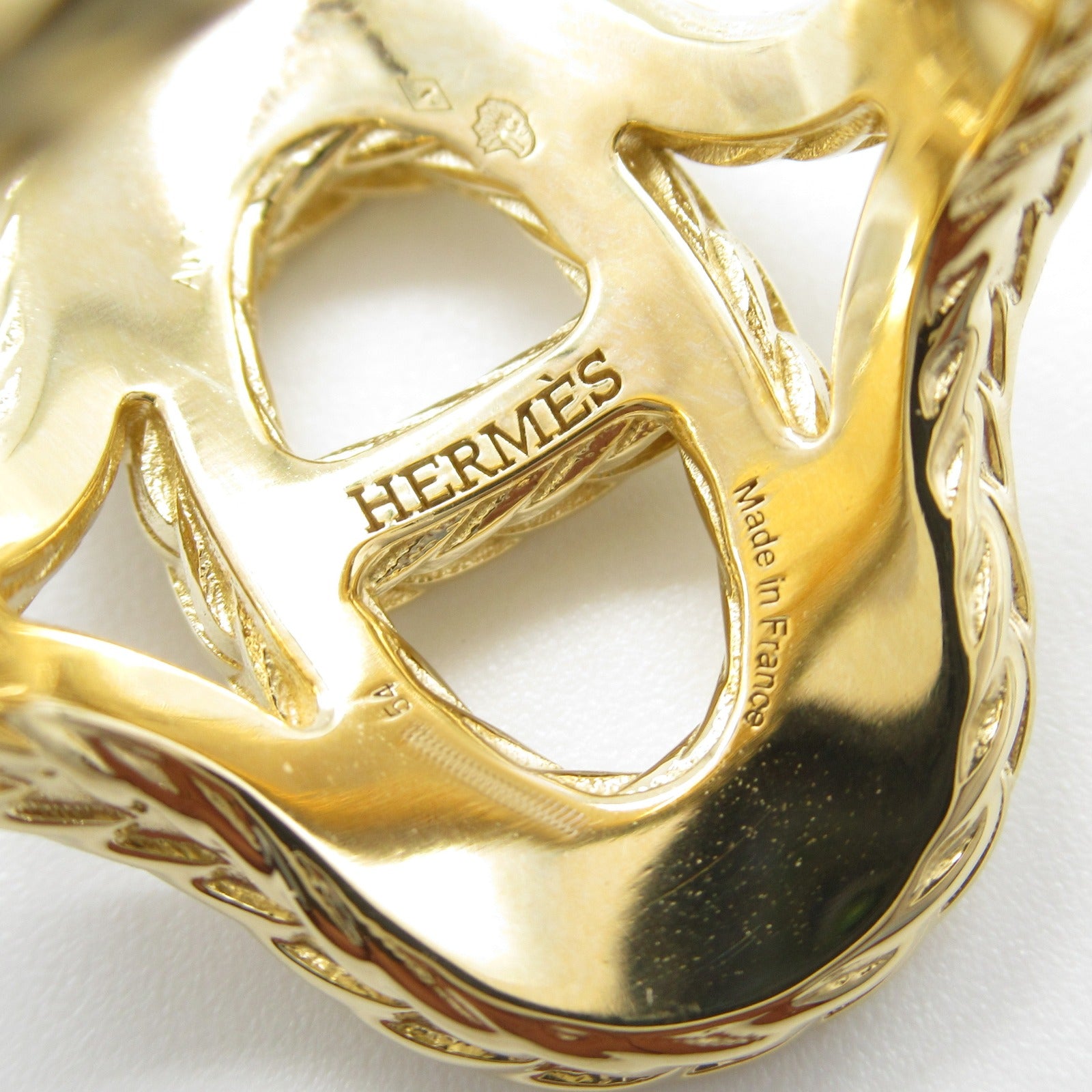 Hermes Chaine d'Ancre Danae Ring K18 Yellow Gold