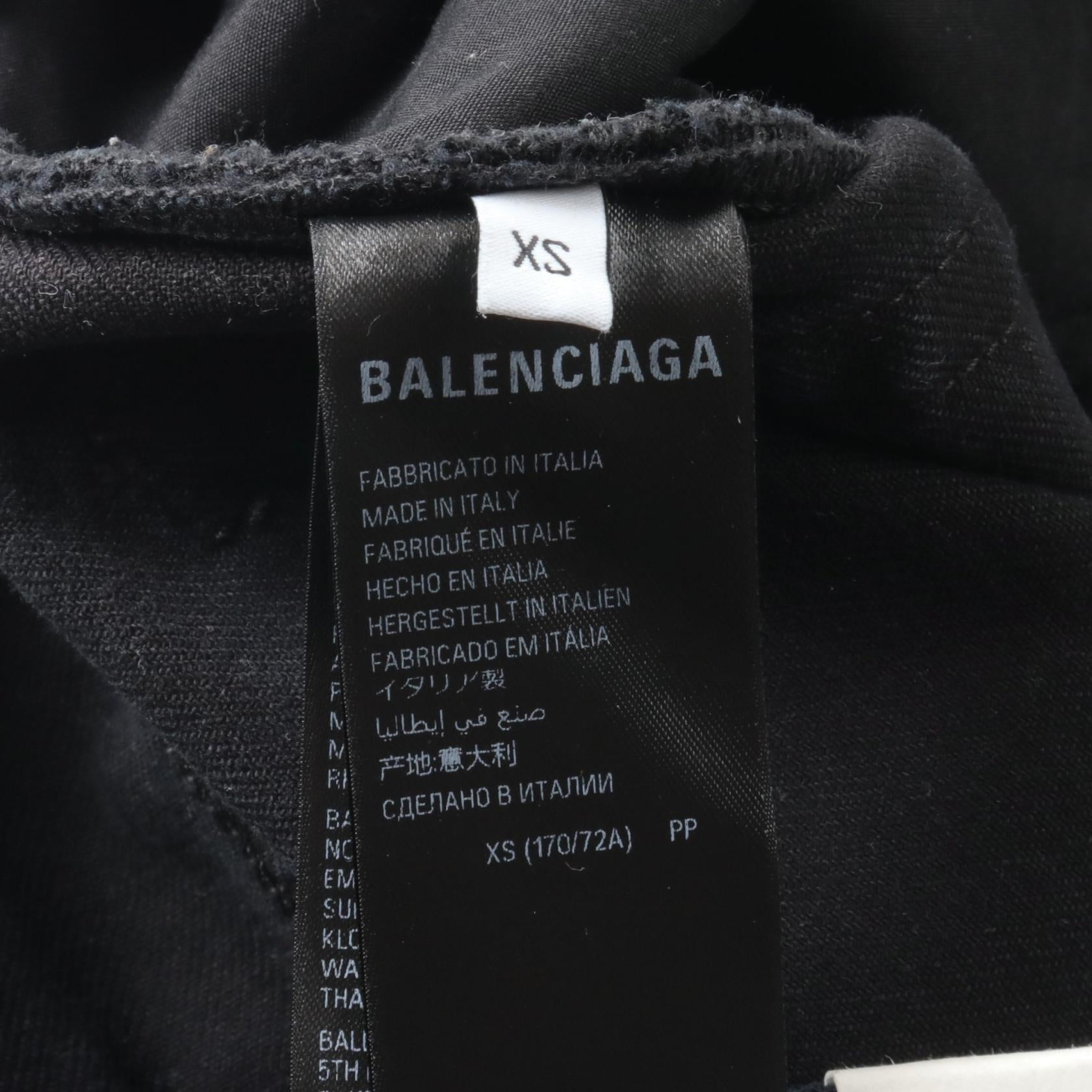 Balenciaga Denim Pants Cotton Black