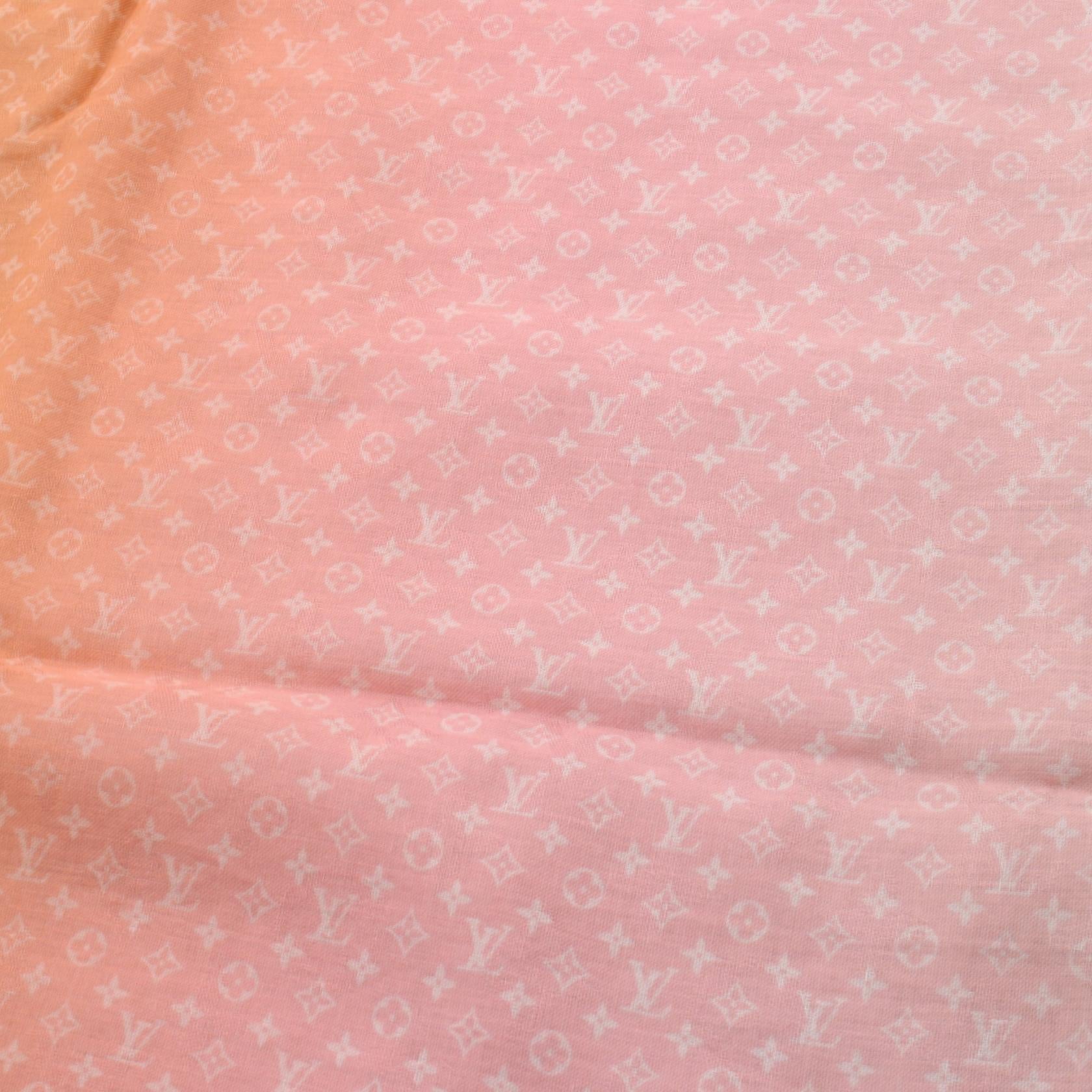 Louis Vuitton Monogram Sunrise Cotton Shawl M77643