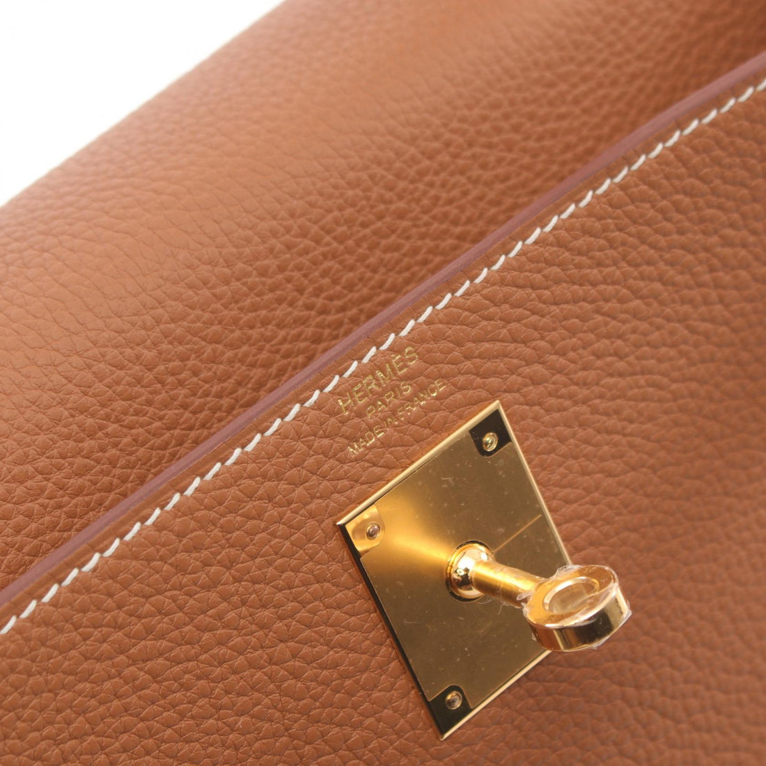 Hermes Kelly 28 Togo Handbag Brown