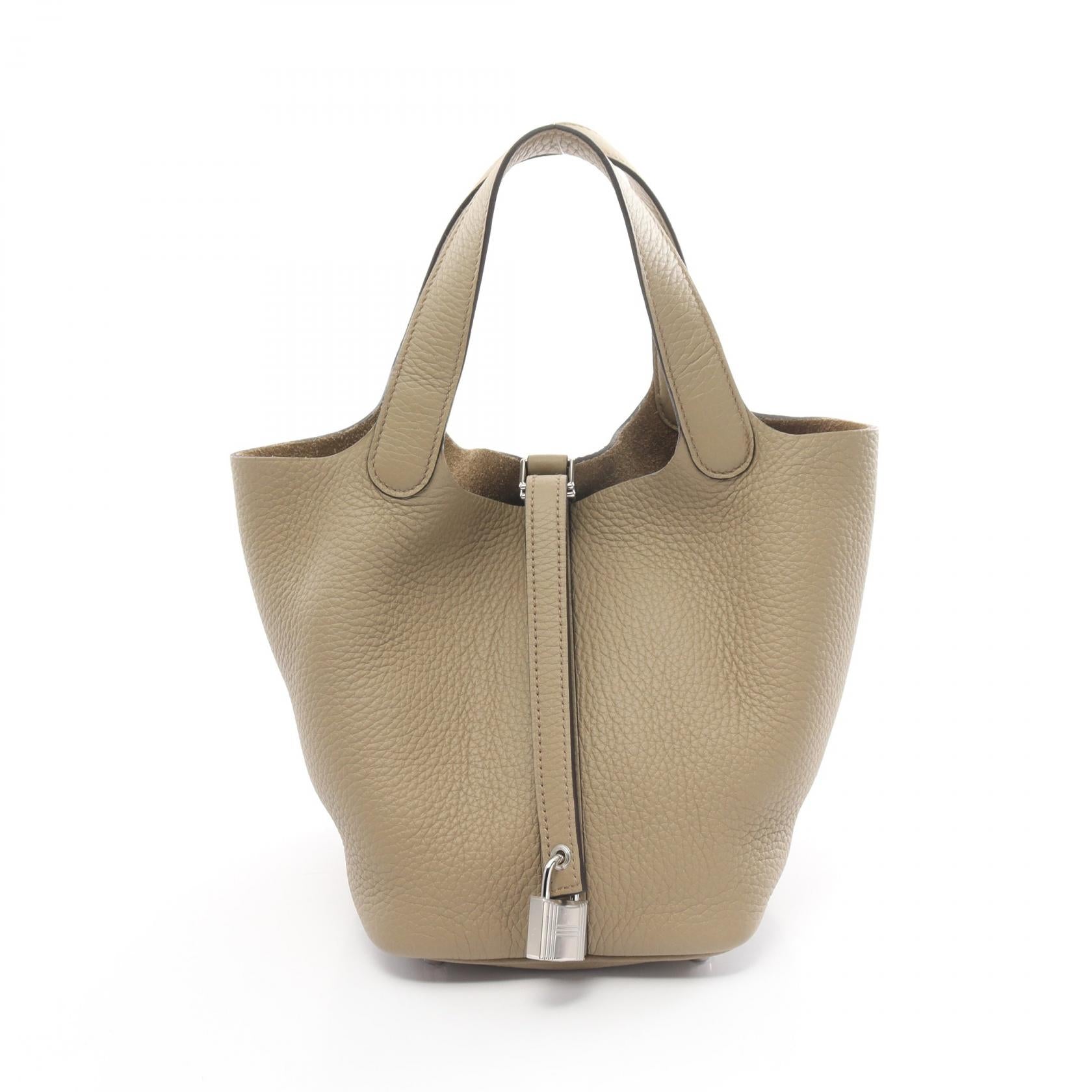 Hermes Picotin Lock PM Beige Handbag