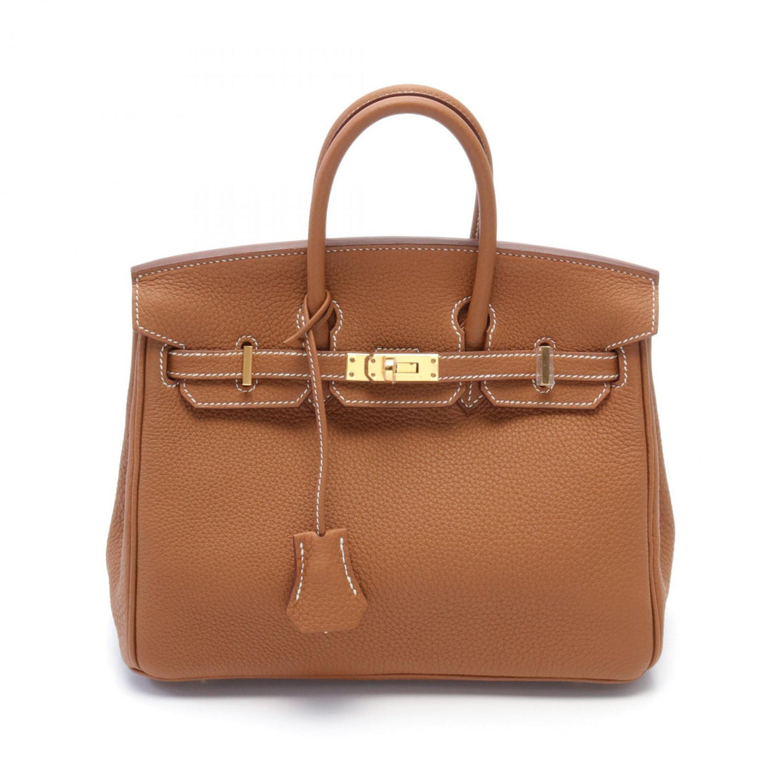 Hermes Birkin 25 Togo Handbag Brown