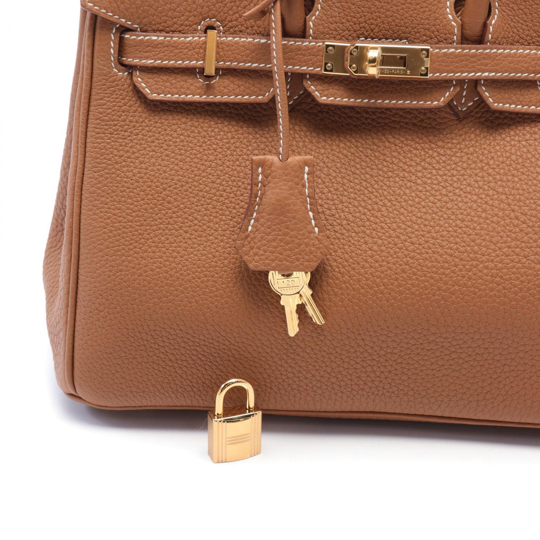 Hermes Birkin 25 Togo Handbag Brown