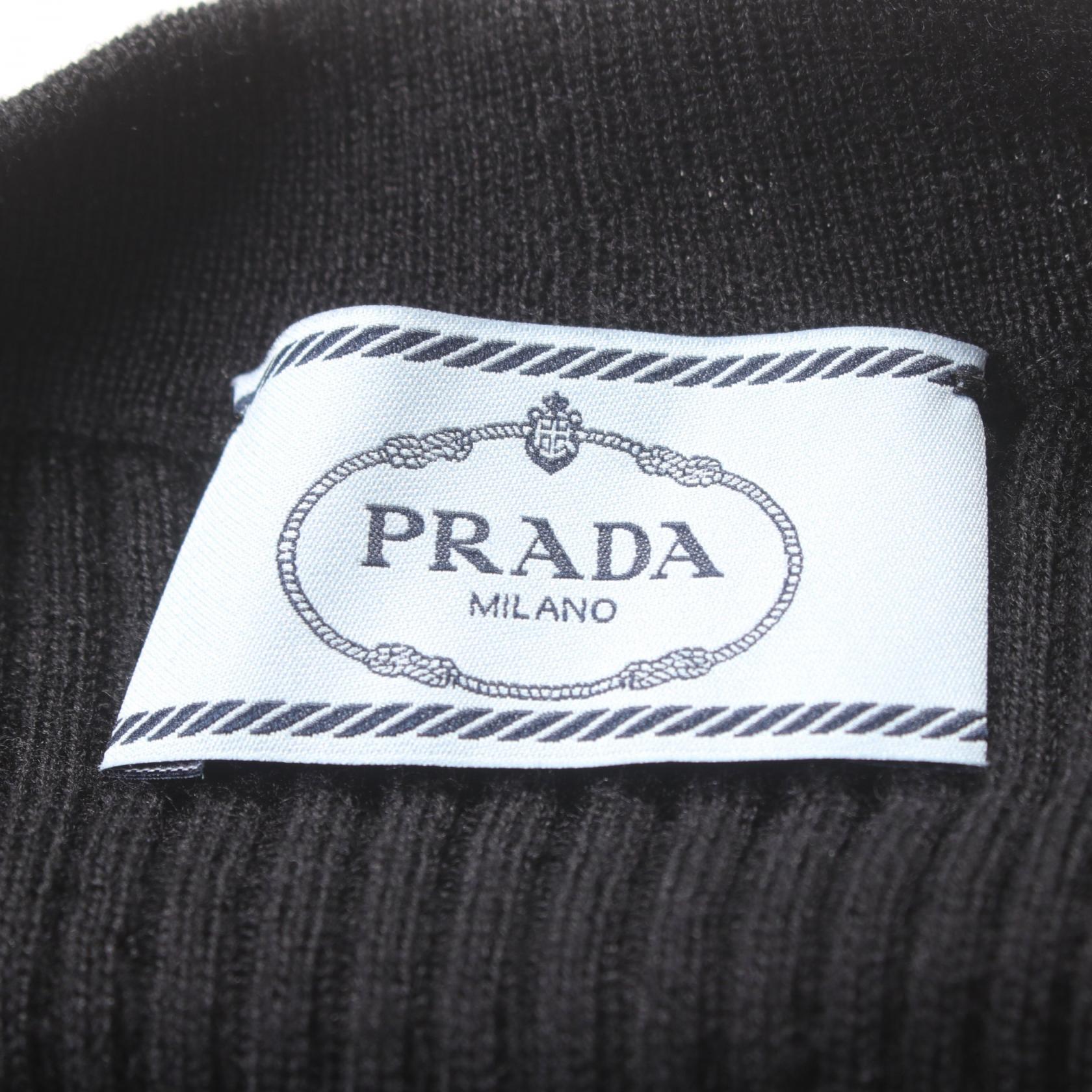 Prada Wool Silk Cardigan Black