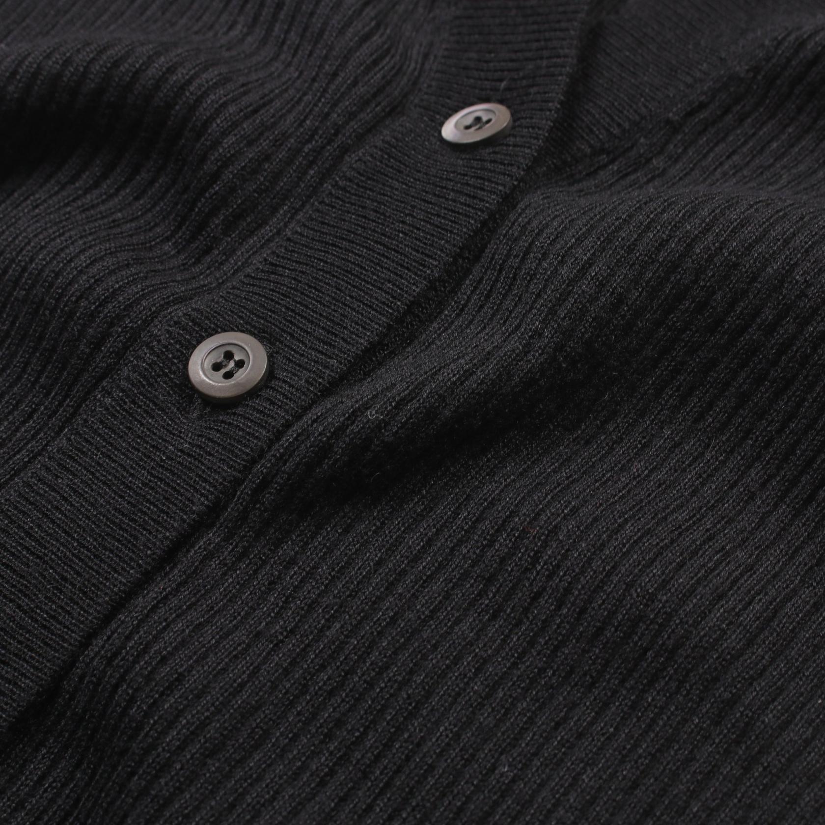 Prada Wool Silk Cardigan Black