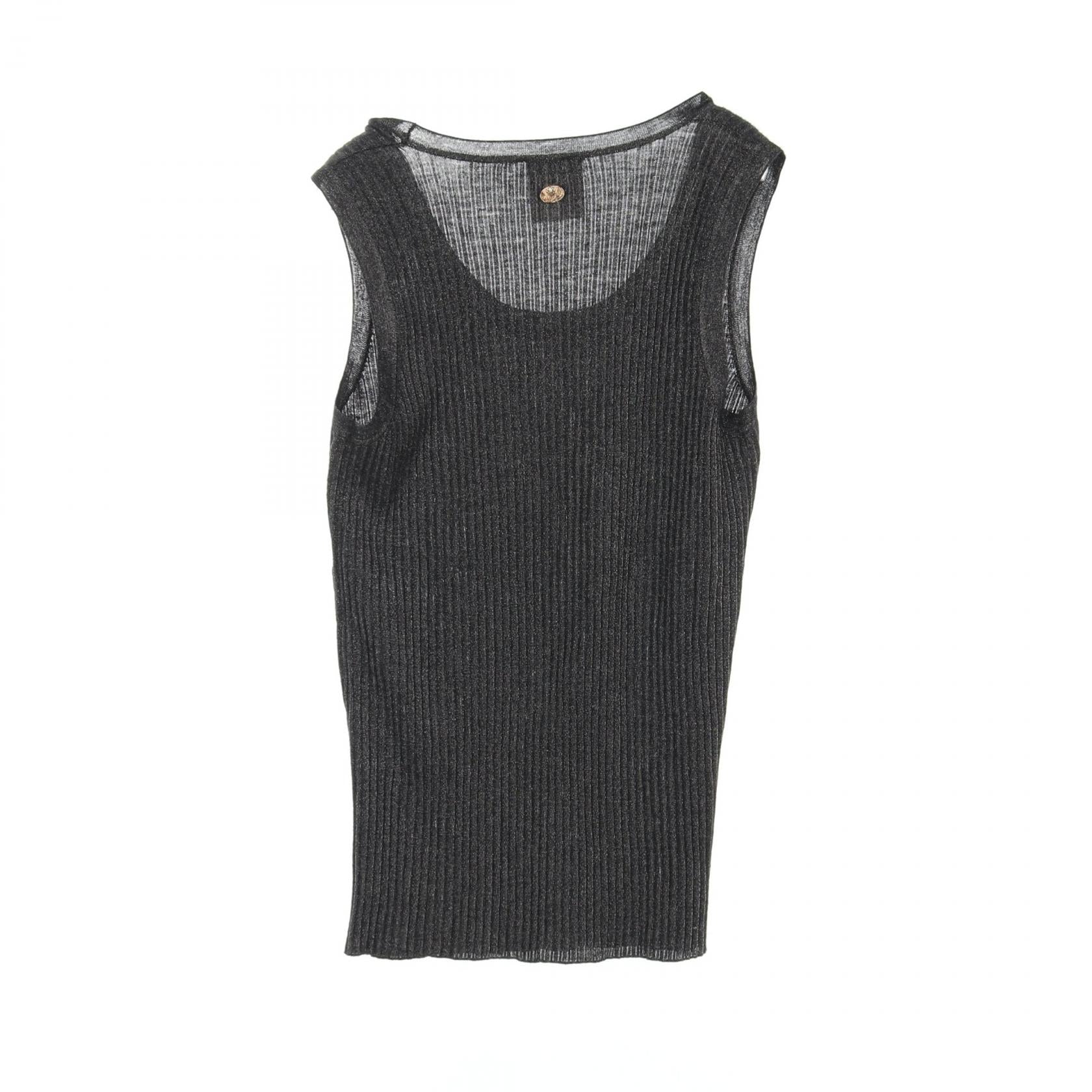 Chanel Cashmere Tank Top Black