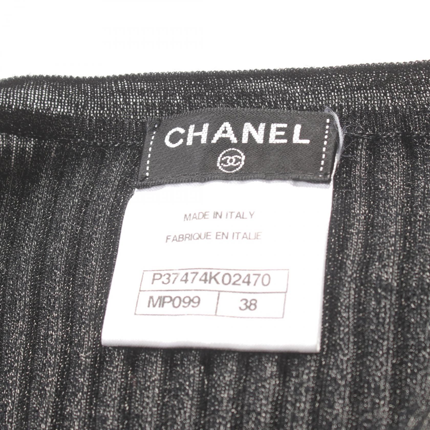 Chanel Cashmere Tank Top Black