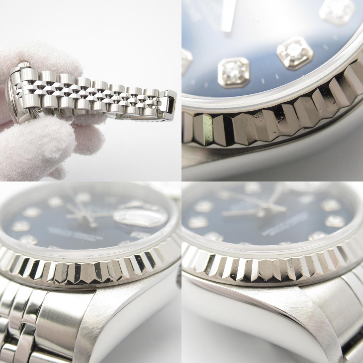 Rolex Datejust 10P Diamond Watch 69174G