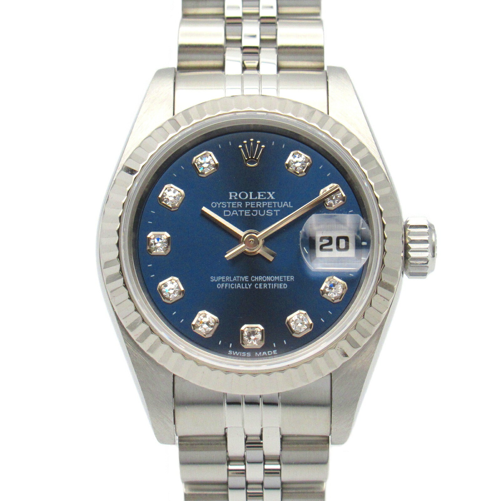 Rolex Datejust 10P Diamond Watch 69174G