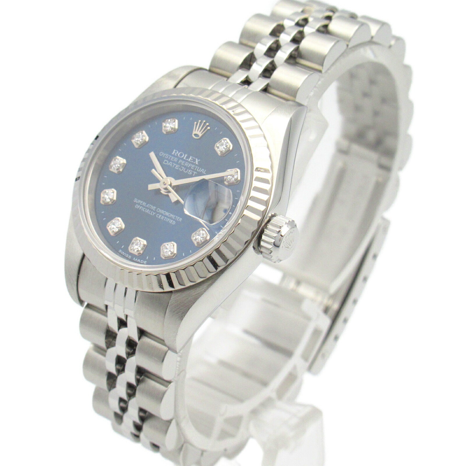 Rolex Datejust 10P Diamond Watch 69174G