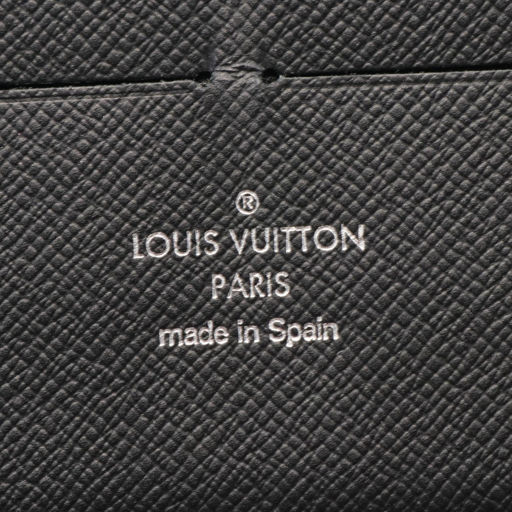 Louis Vuitton Zippy Organizer Wallet Black N60111