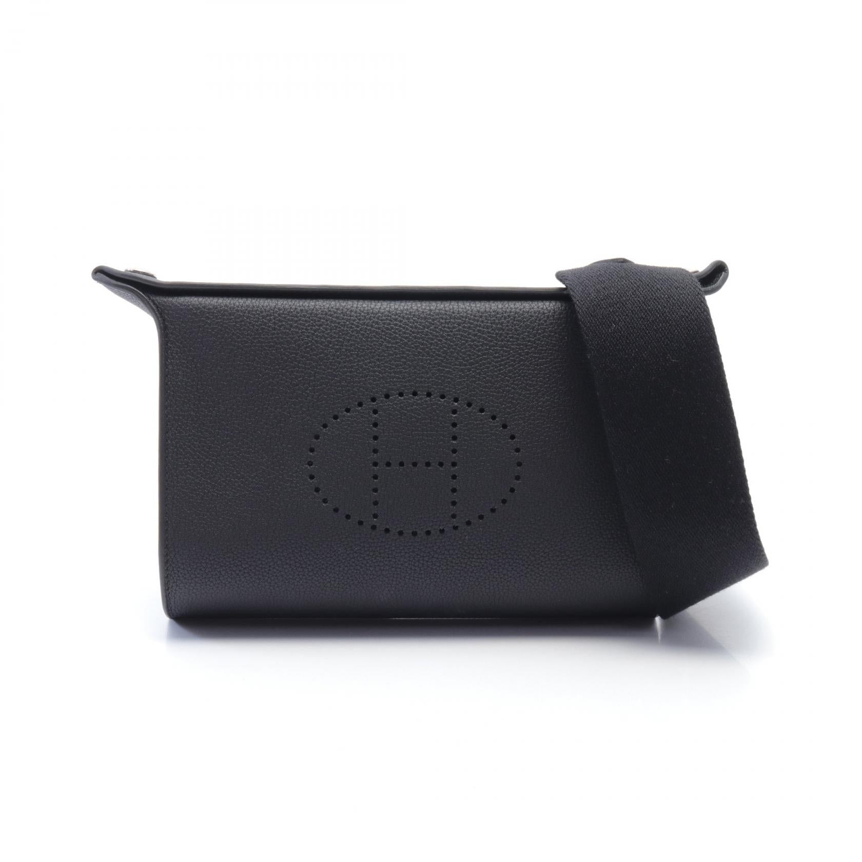 Hermes Togo Shoulder Bag Black