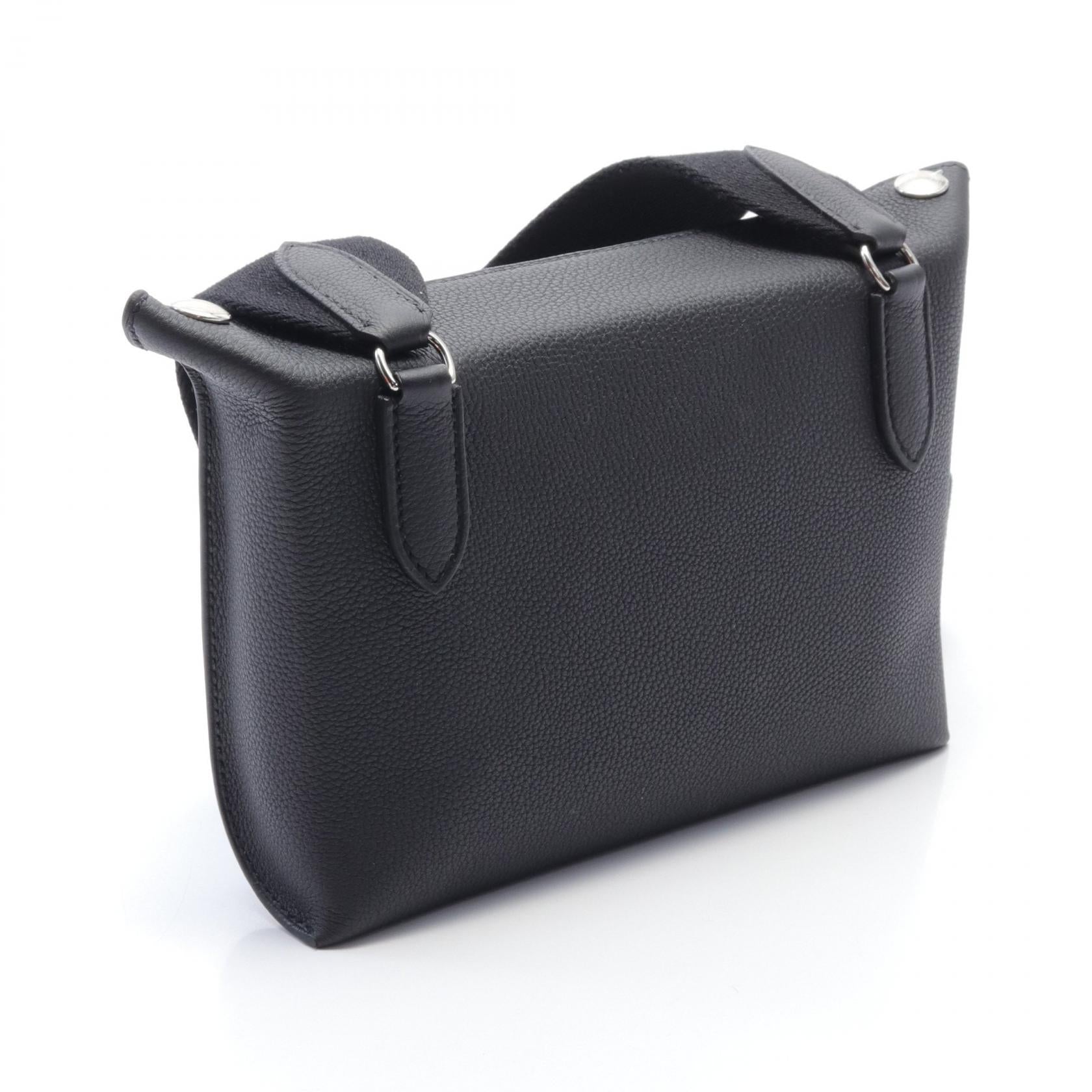 Hermes Togo Shoulder Bag Black