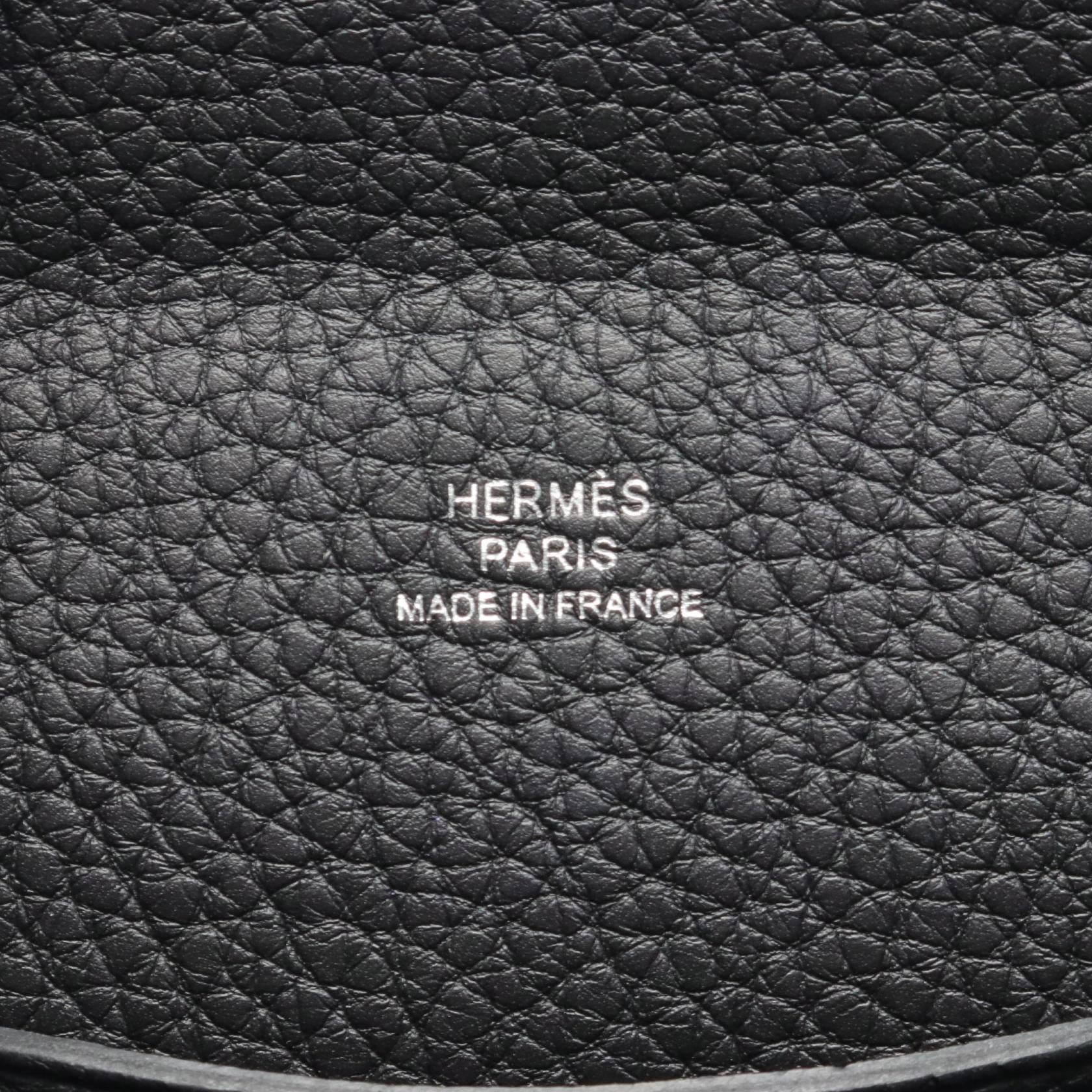 Hermes Togo Shoulder Bag Black