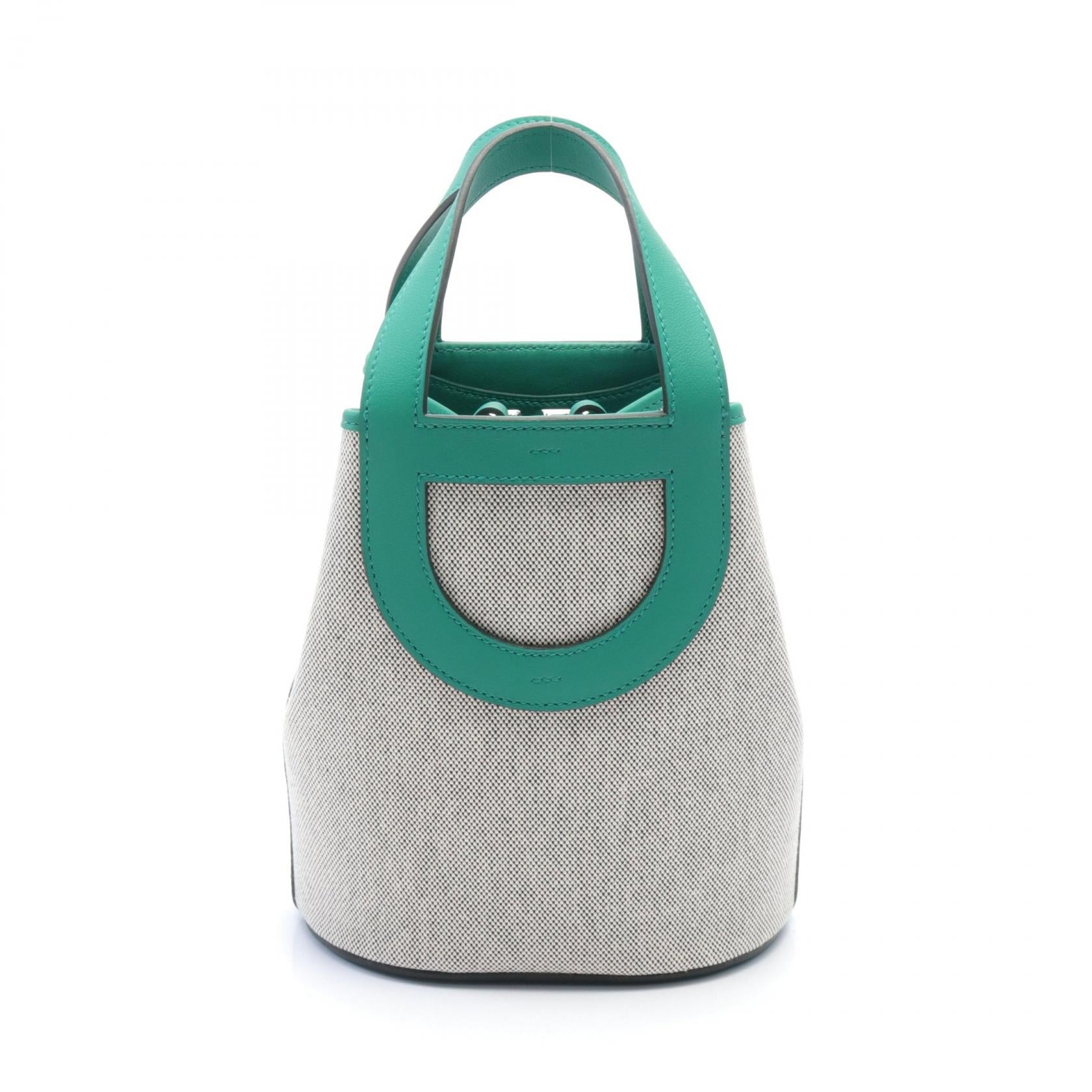 Hermes In The Loop PM Handbag Gray/Green