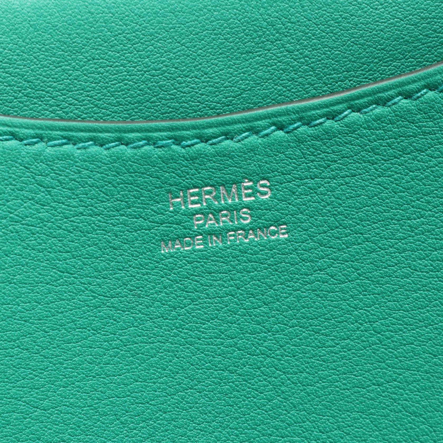 Hermes In The Loop PM Handbag Gray/Green