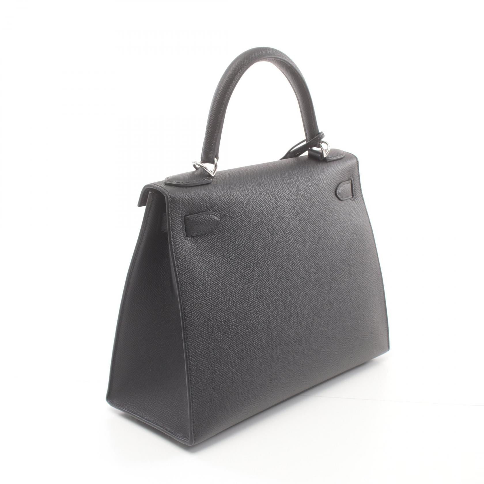 Hermes Kelly 28 Handbag Black