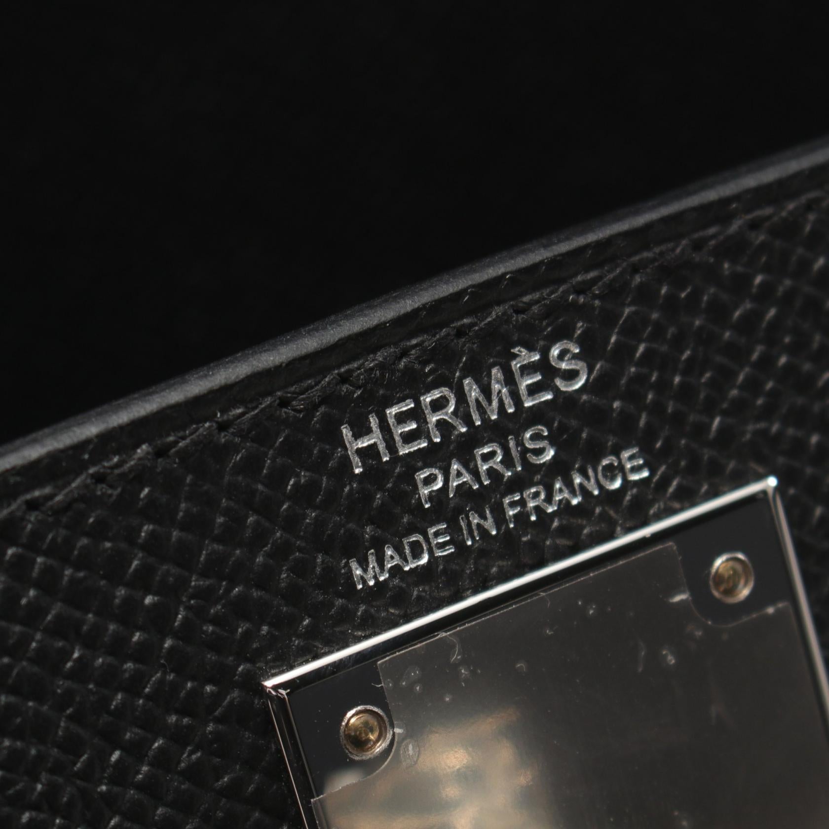 Hermes Kelly 28 Handbag Black