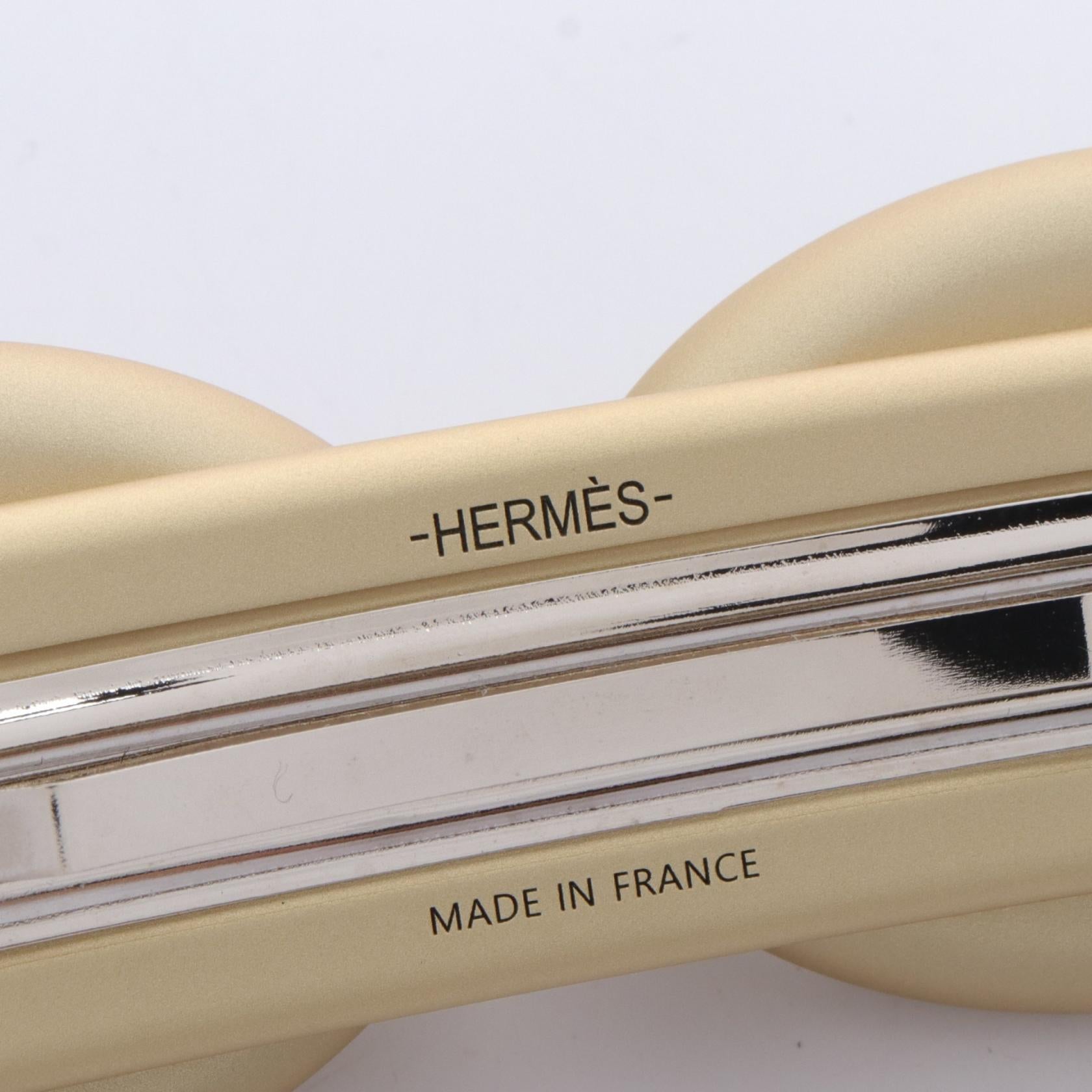 Hermes Chaine d'Ancre Hair Barrette Gold