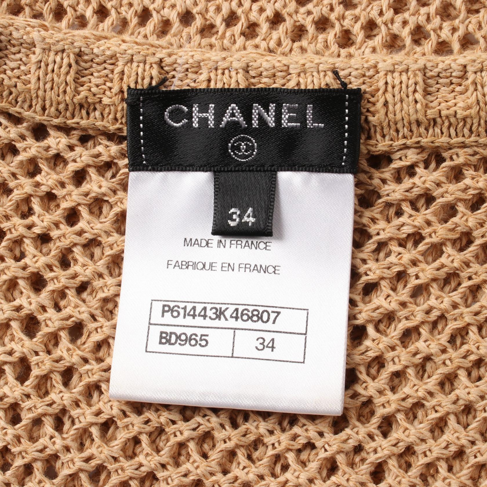 Chanel Rayon Paper Set Up Jacket