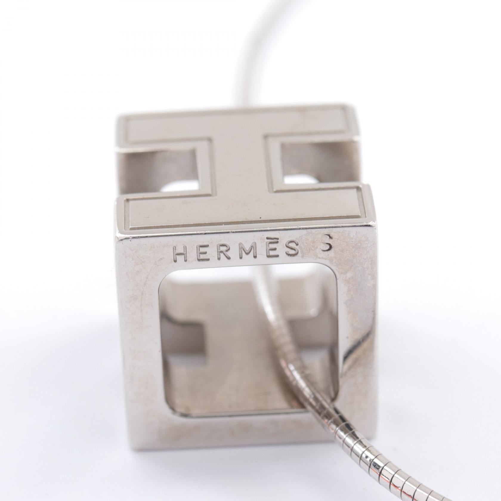 Hermes H Cube Necklace Stainless Steel