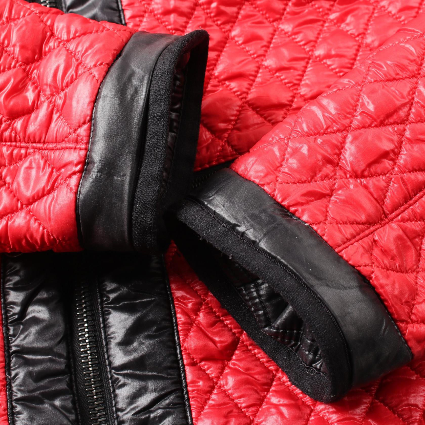 Chanel Nylon Outerwear Black/Red P42146